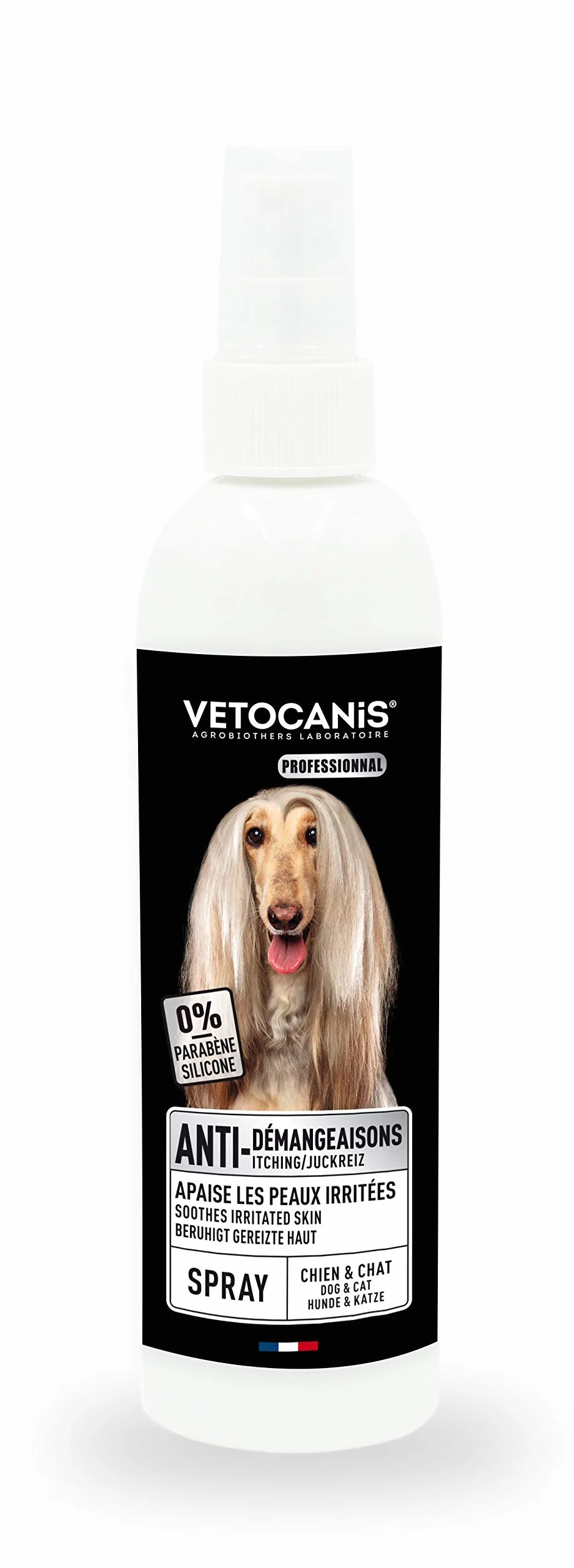 Vetocanis Spray Anti Démangeaisons pour Chien à l'Aloé Vera 250 ml
