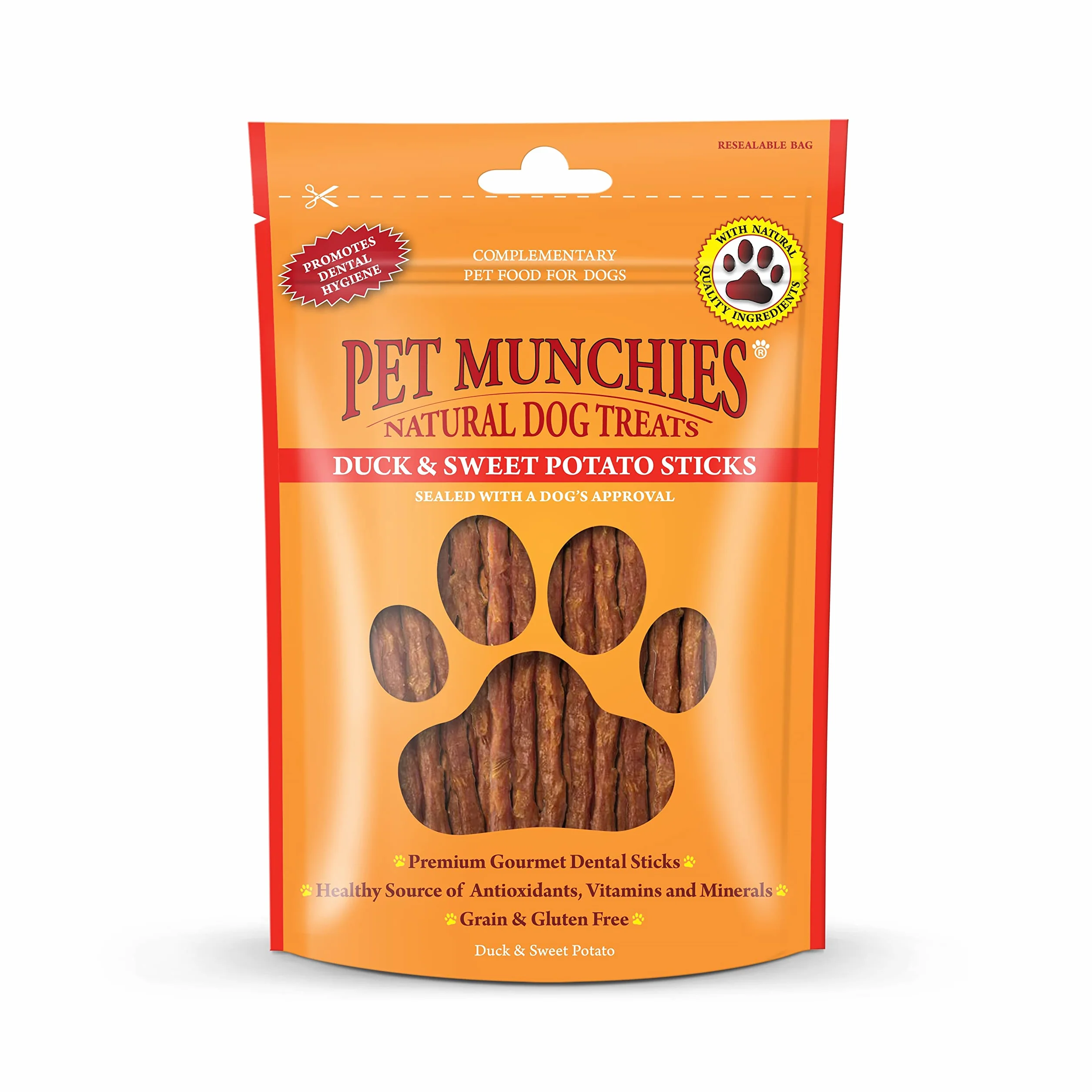 Friandises pour animaux de compagnie pilons de canard 100g