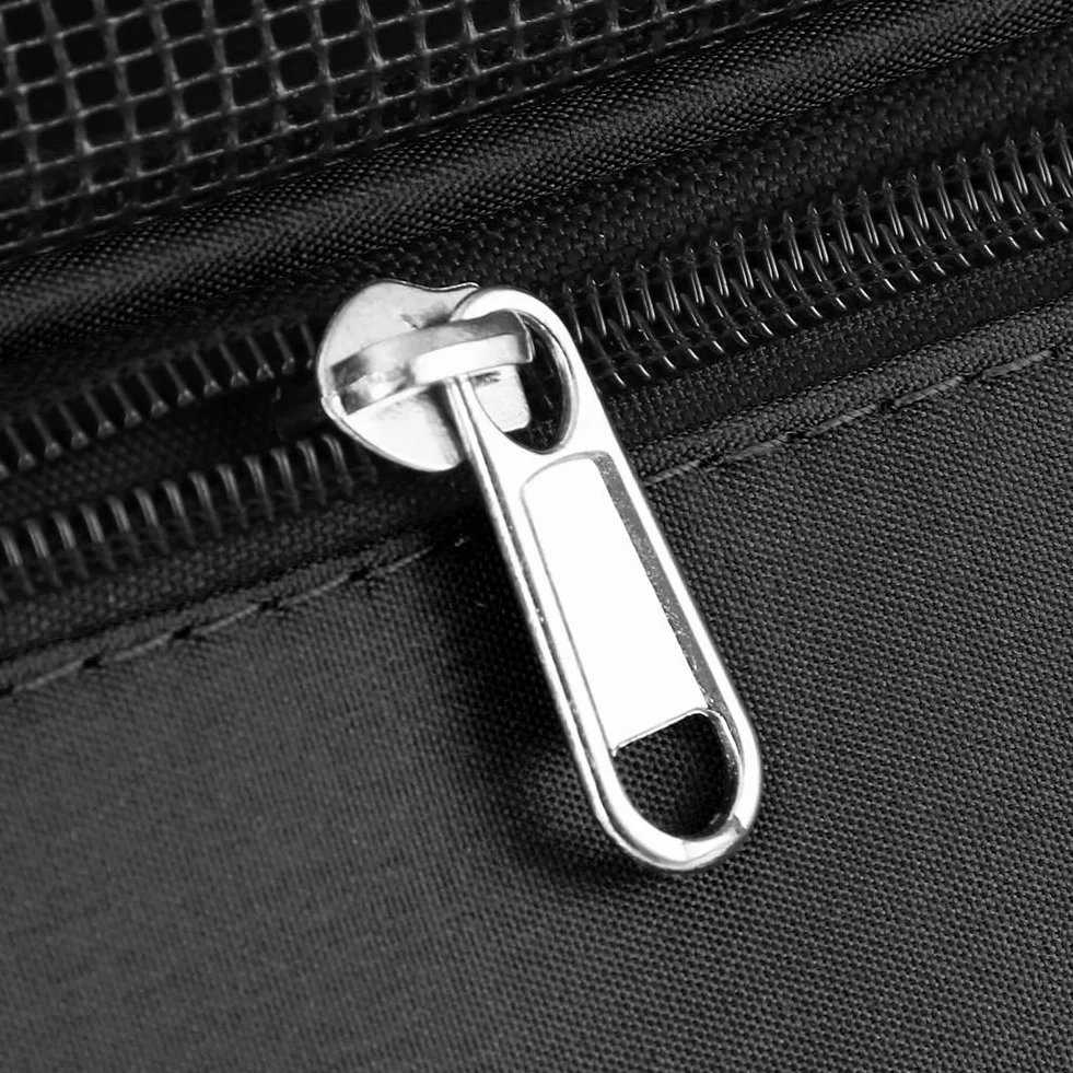 Sac de Transport Souple pour Animal de Compagnie Cage de Transport Chat Chien Respirant Sac de Voyage Portable avec Bandoulière Réglable Pliable