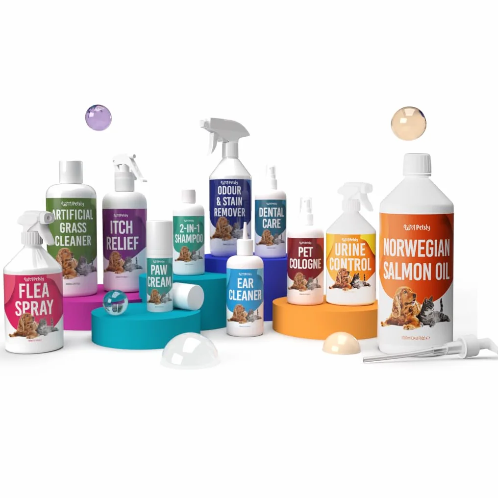Petsly® Spray Anti Puces Chat & Chien 500ml Non Tachant Traitement Anti Puces Tiques Acariens Maison
