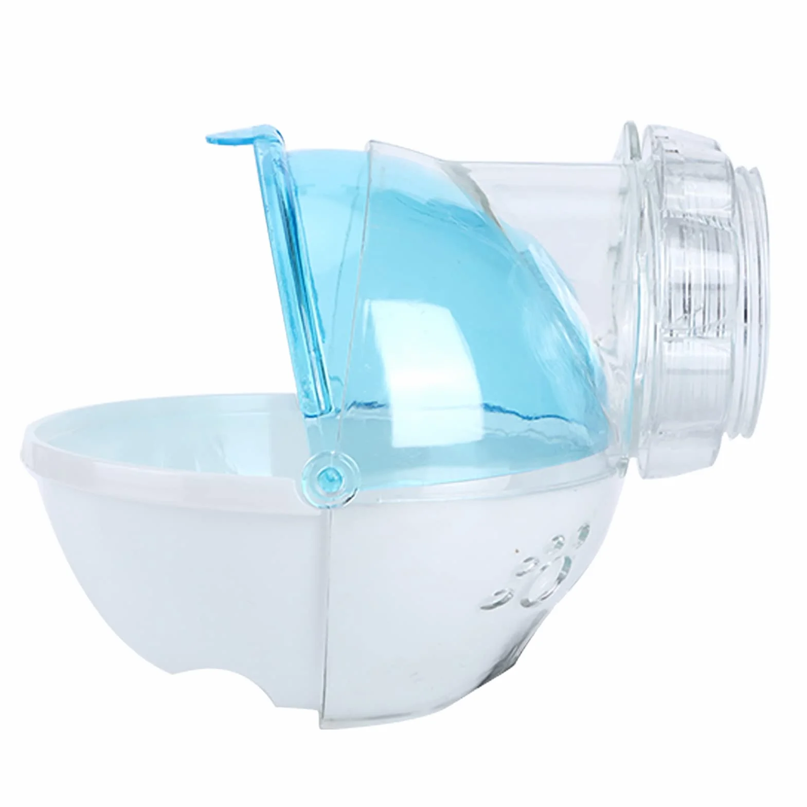 KIMISS Cage Métallique pour Hamster avec Bac à Sable de Bain – Bac à Litière pour Salle de Bain pour Petits Animaux | Idéal pour Les Hamsters, Les Souris et Autres Petits Rongeurs (Blue)