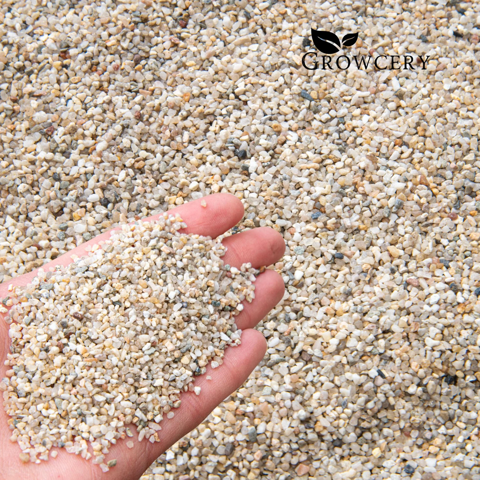 Sable de silice 1-2 mm pour aquarium gravier substrat grossier