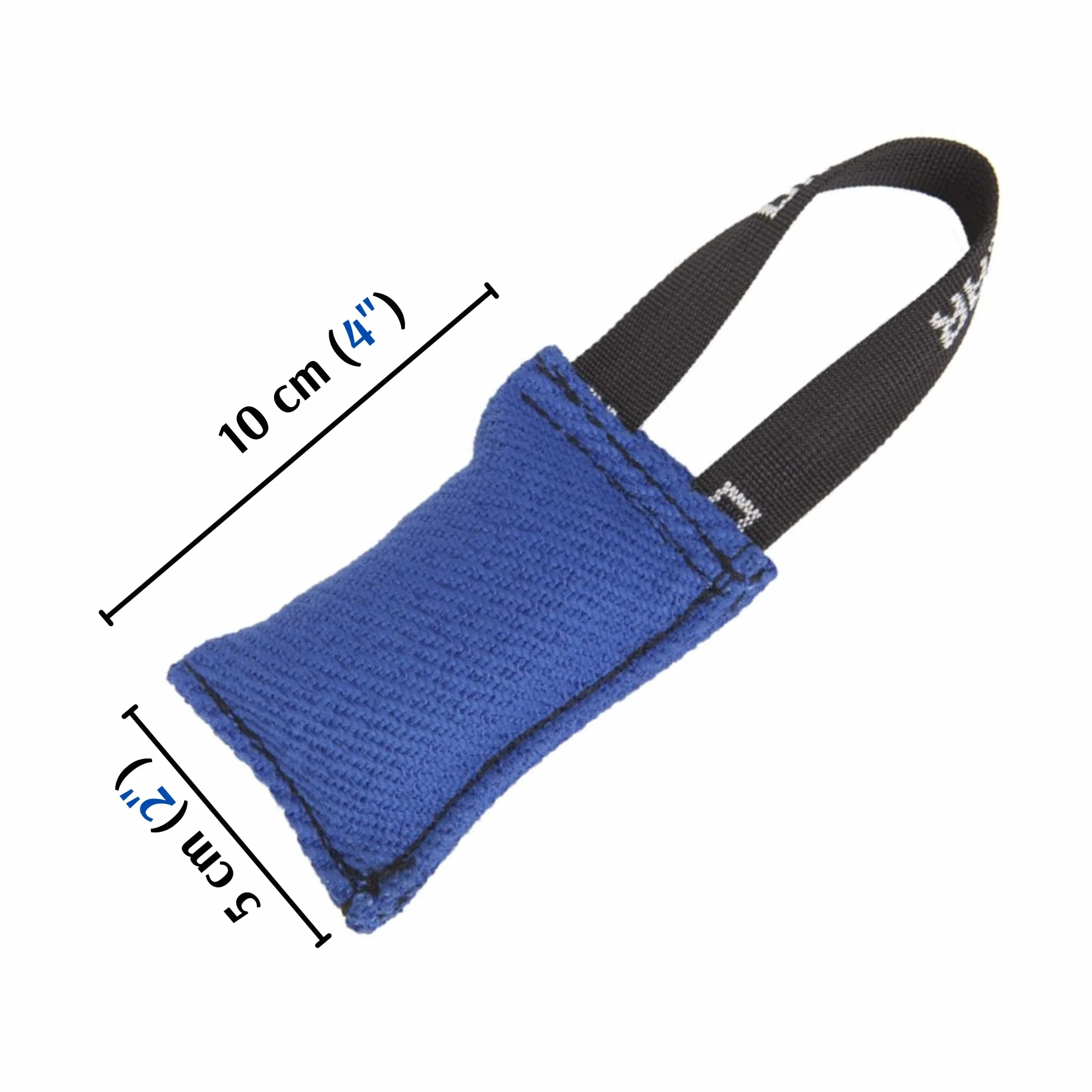Dingo Gear Tug en Toile française 5 x 10 cm Bleu