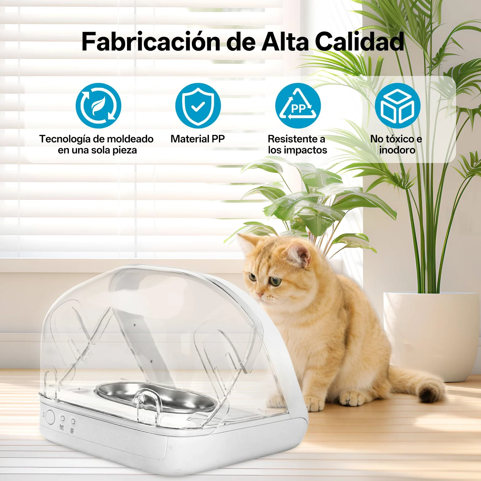 2 Packs Protection Arrière pour Distributeur Automatique de Nourriture à Puce électronique pour Animaux de Compagnie, empêchant Les Autres Animaux de Manger la Nourriture Qui se Trouve derrière