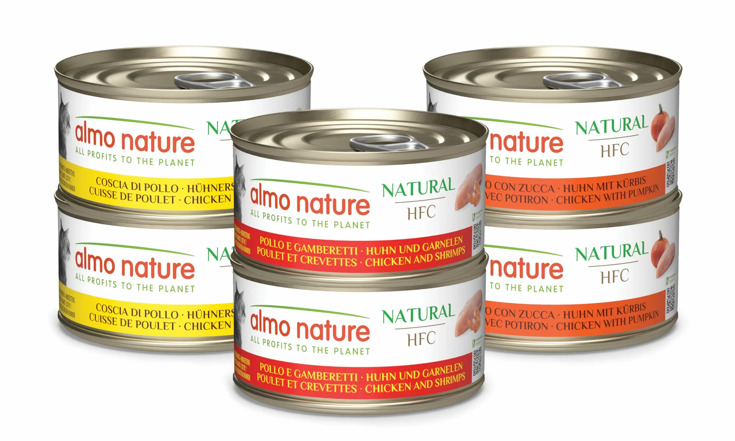 almo nature HFC Natural Aliments Humides pour Chats Poulet 70g Lot de 6