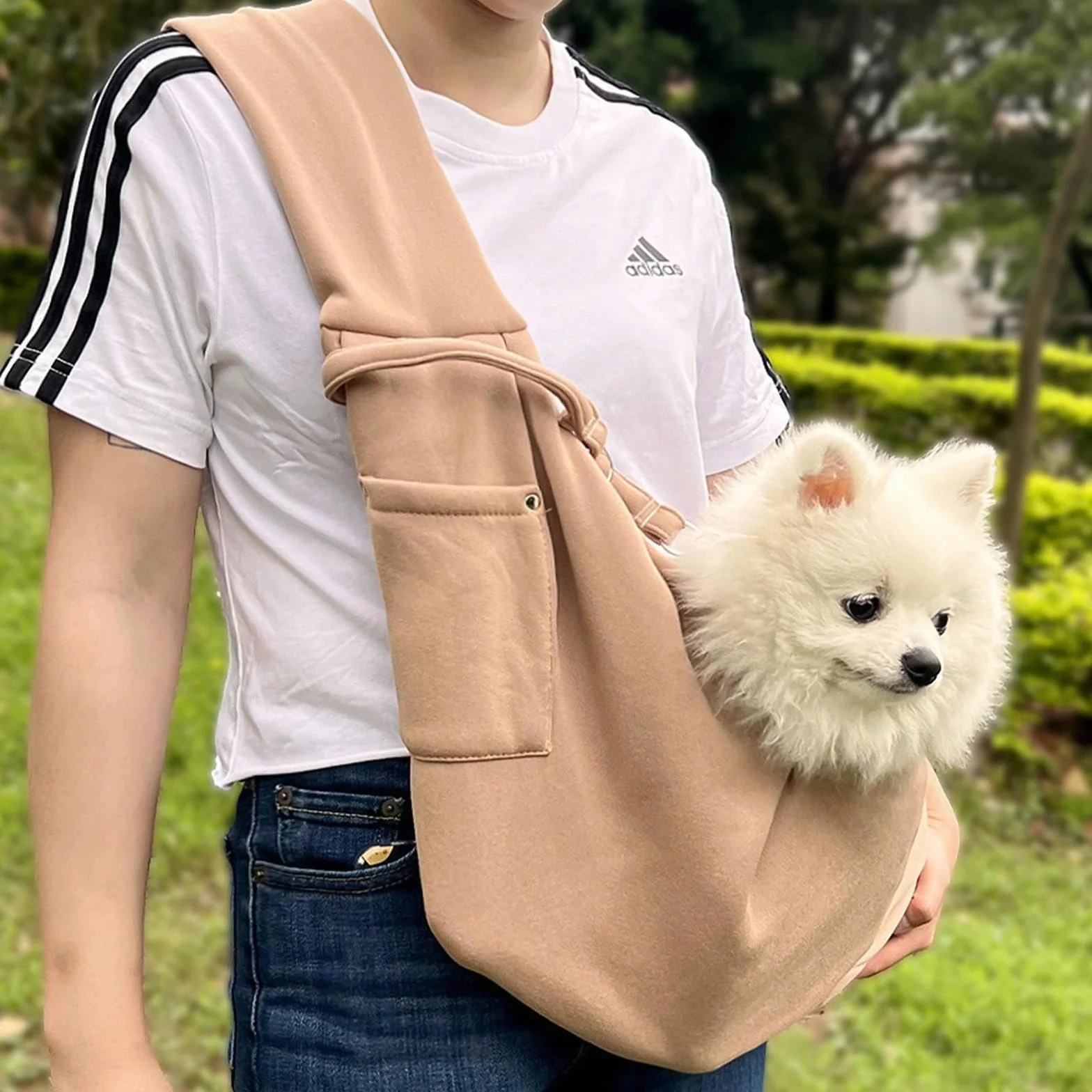 Sac de Transport Chat Kaki 6 kg pour Promenades et Randonnée