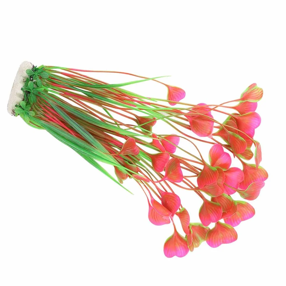 HEEPDD Plantes d'aquarium artificielles Simulation, décorations réservoir Poissons Plastique herbe eau