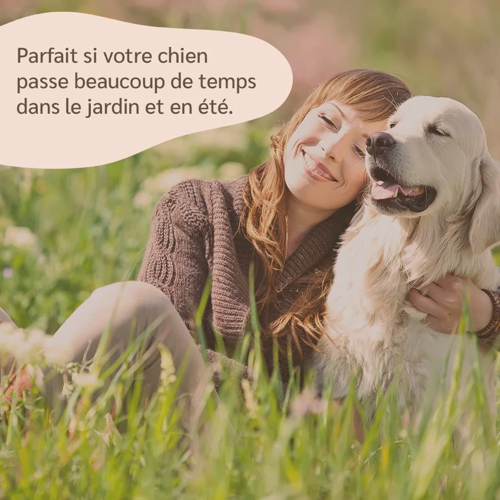 Huile de Neem pour Chiens 500 ML Spray Répulsif Protection Naturelle Contre Tiques Mouches Acariens Poux