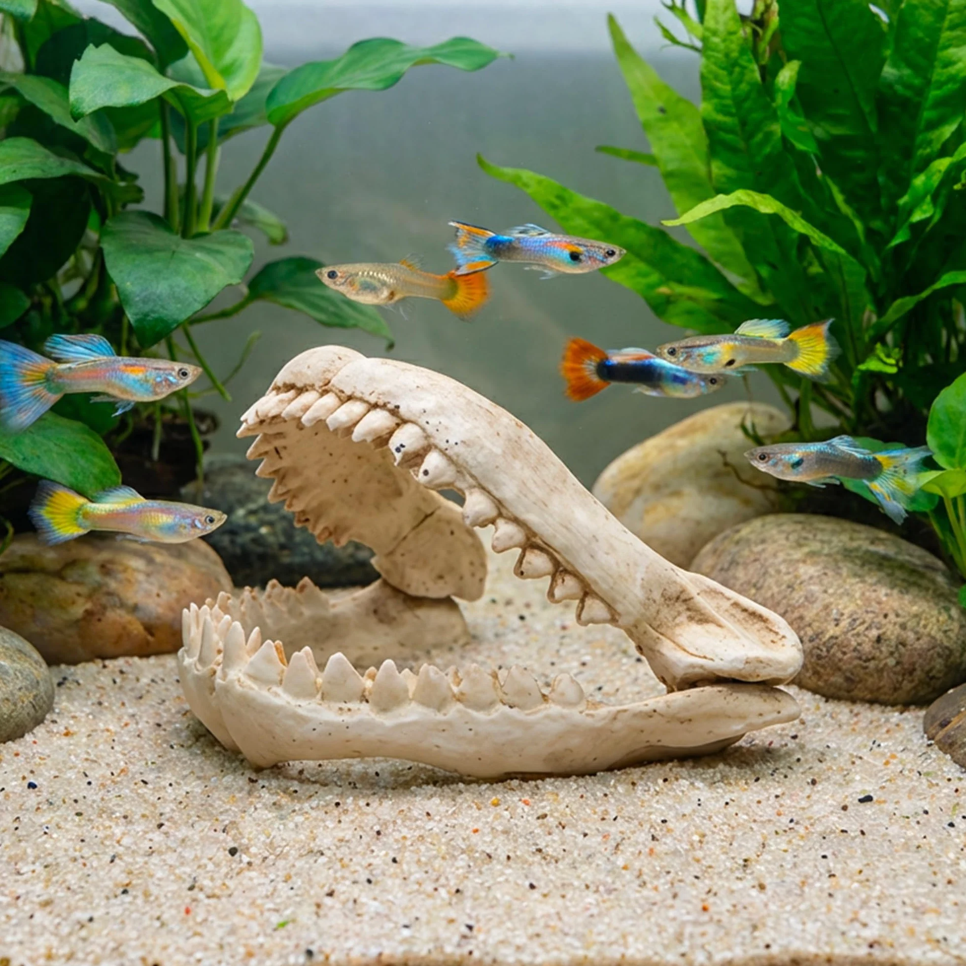 CROCI Dents de Requin Décoratif Aquariophilie Taille M