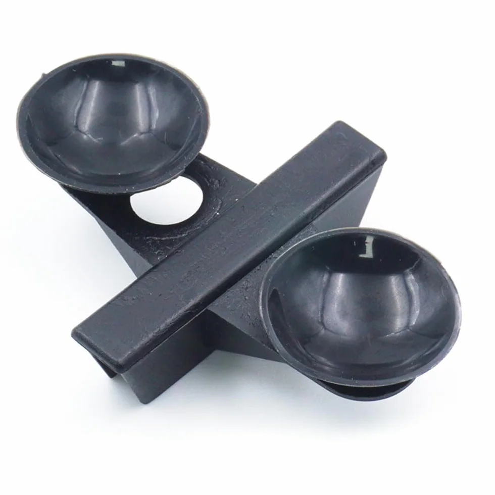 LINLAN Clips à Ventouse de Séparation pour Aquarium, Fixation en Verre, Supports d'Isolation pour Panneaux en Plastique Blanc