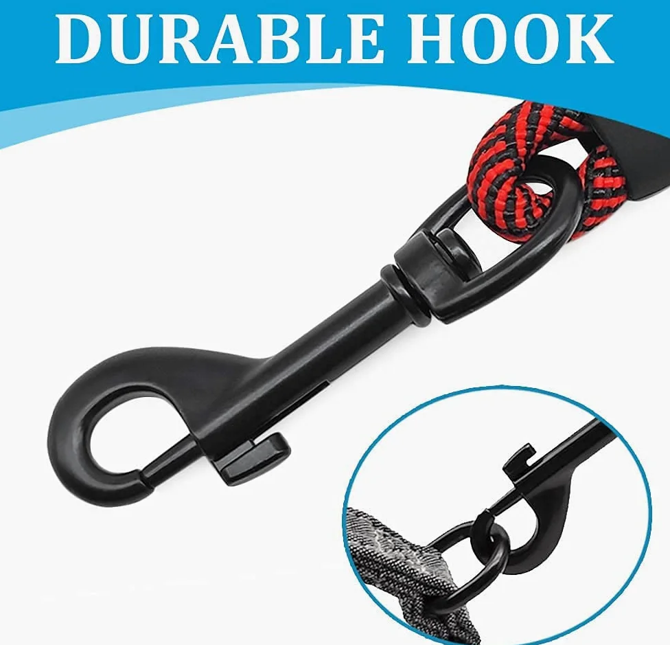 Laisse de dressage pour chien de 4,5 m de long, très résistante, réfléchissante, avec poignée rembourrée souple pour chiens de petite, moyenne et grande taille, rouge