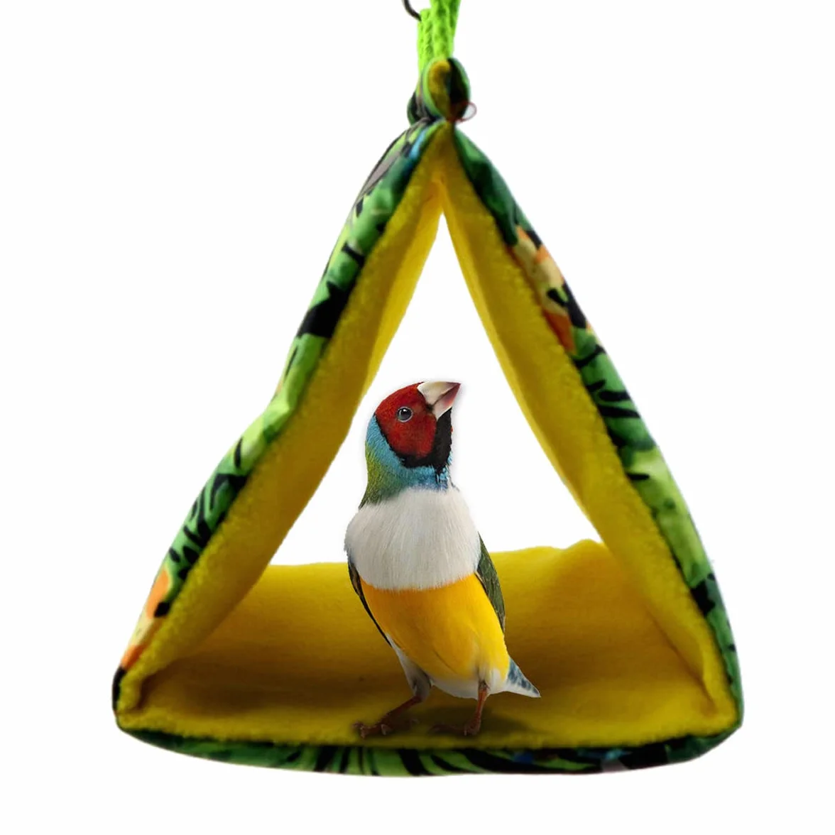 Hamac d'oiseau Tente à suspendre pour cage Jouet perchoir perroquet perruche