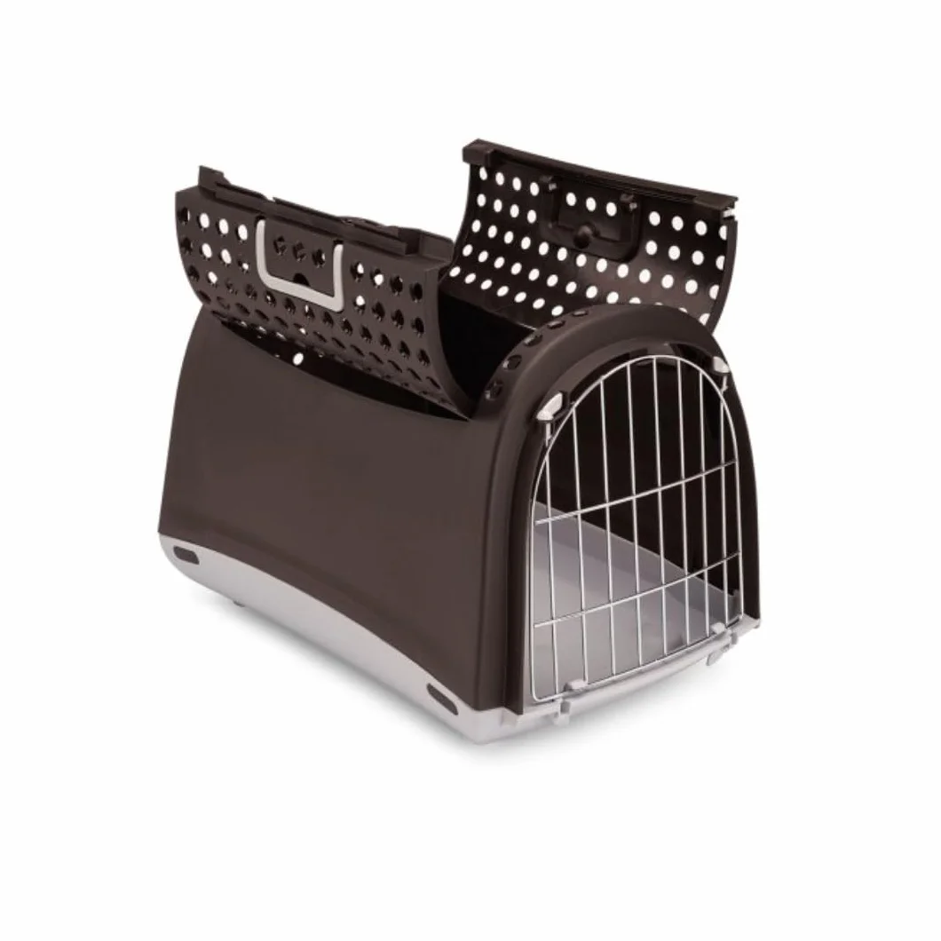 Tiendanimal Cage de Transport au Design Unique avec Porte supérieure pour Noir