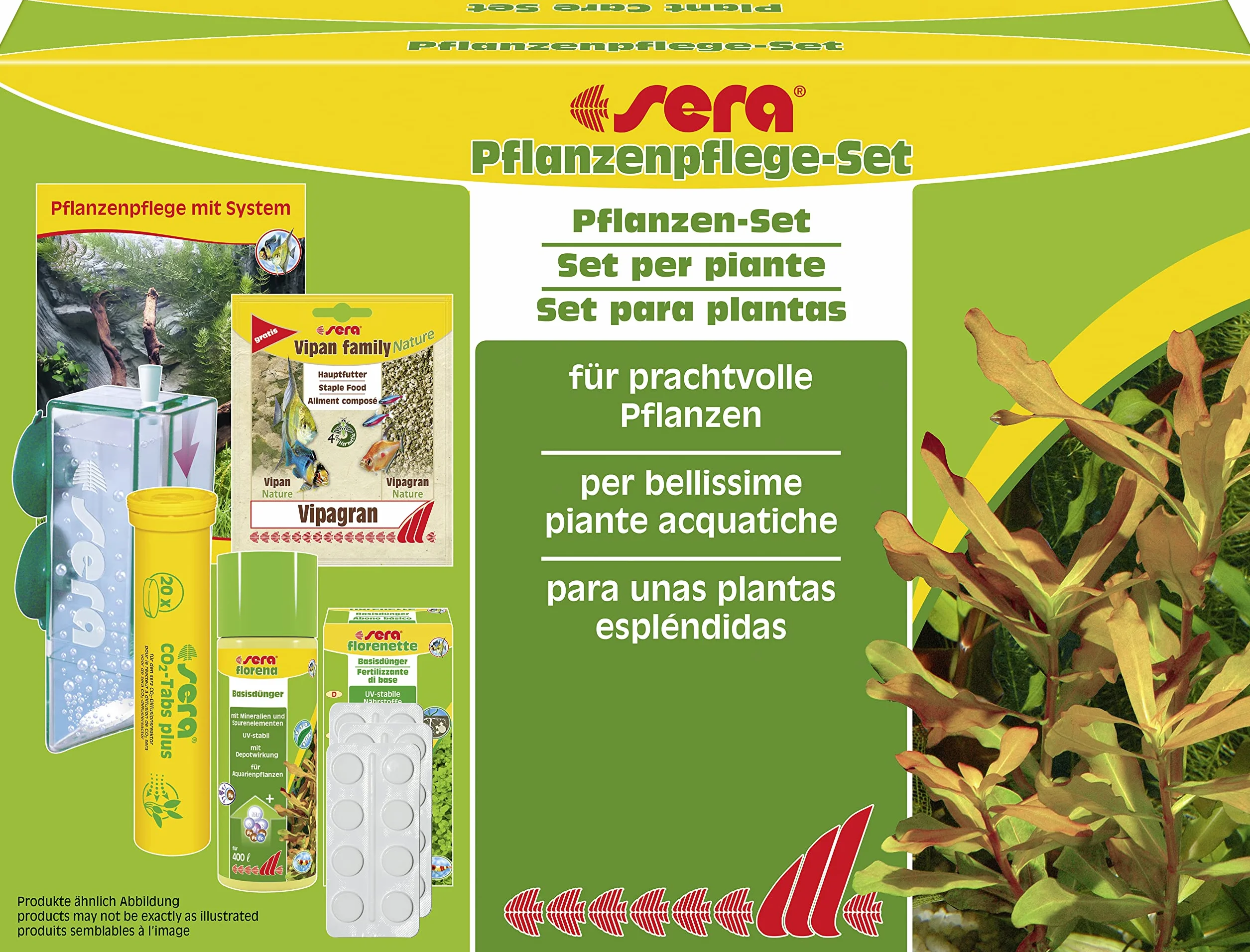 sera Set d'Entretien des Plantes Traitement de l'Eau 1 Unité