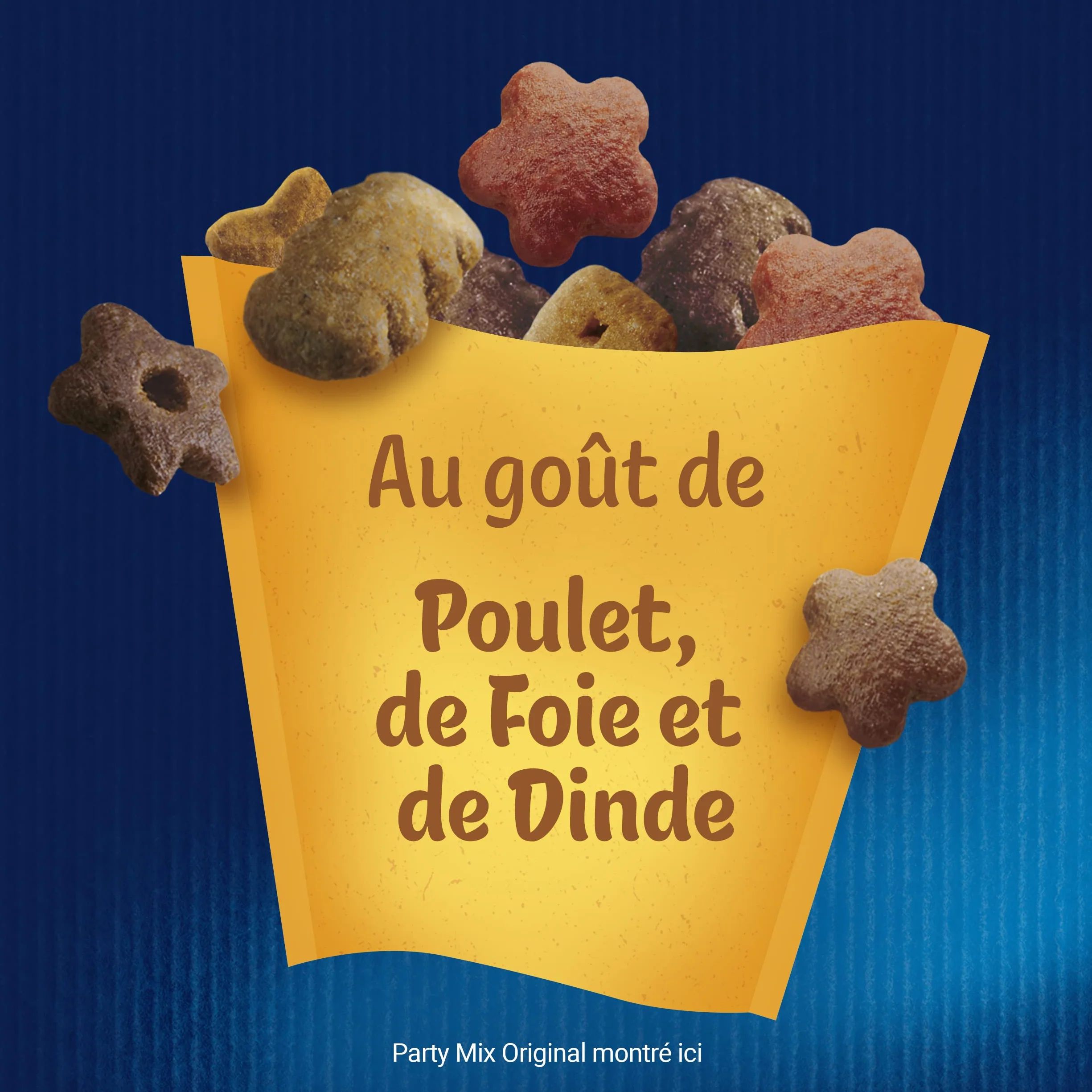 Felix Party Mix Friandises pour Chat Adulte Riches en protéines vitamines acides gras oméga 6 Sélection Mixte Poulet Foie Dinde Sac Lot de 5 x 200g