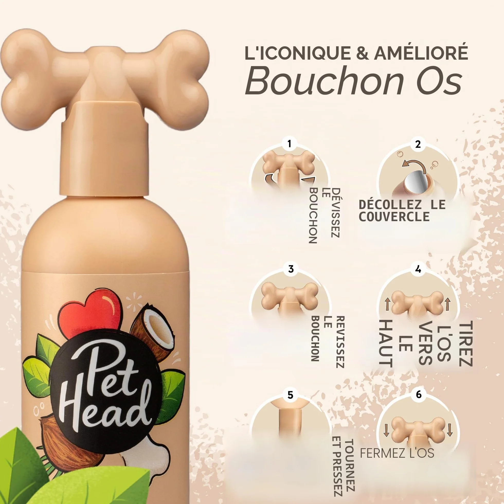Pet Head Sensitive Soul Shampoing pour Chien | Parfum de Noix de Coco | Shampoing pour Peaux sensibles | Toilettage Professionnel | Naturel | Formule Douce pour Chiots | 300ml