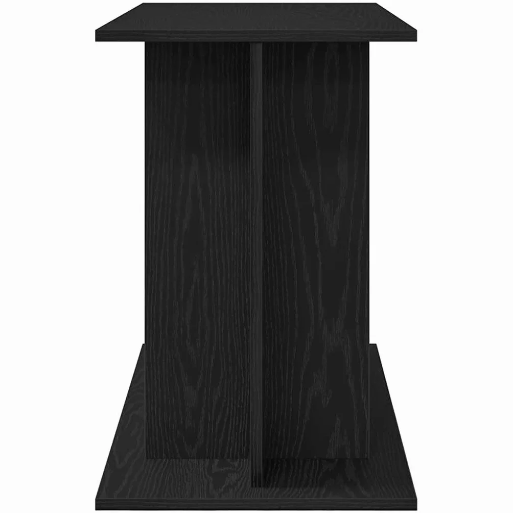 vidaXL Support d'aquarium Chêne Noir 100x40x60 cm Bois d'ingénierie