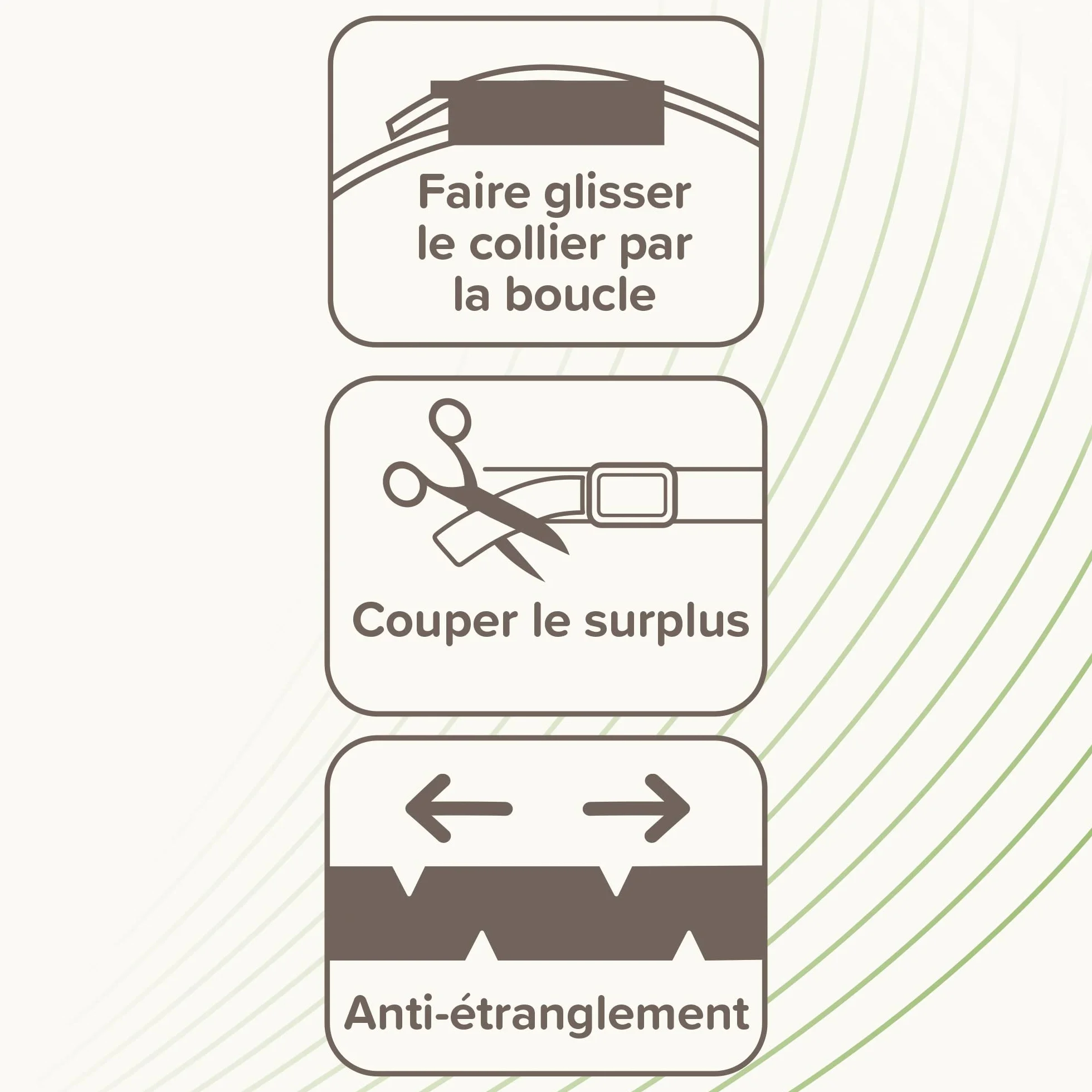 BEAPHAR – VETOPURE – Collier répulsif antiparasitaire pour Chien et Chiot – Aux extraits de Margosa & de Lavandin – Contre Les puces; tiques et moustiques – Protection 3 Mois – Collier Beige de 60cm
