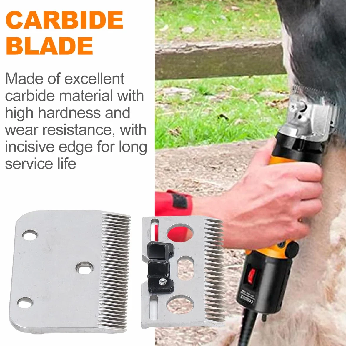 Lames de rechange carbure 35 dents pour ciseaux à chevaux tondeuse professionnelle
