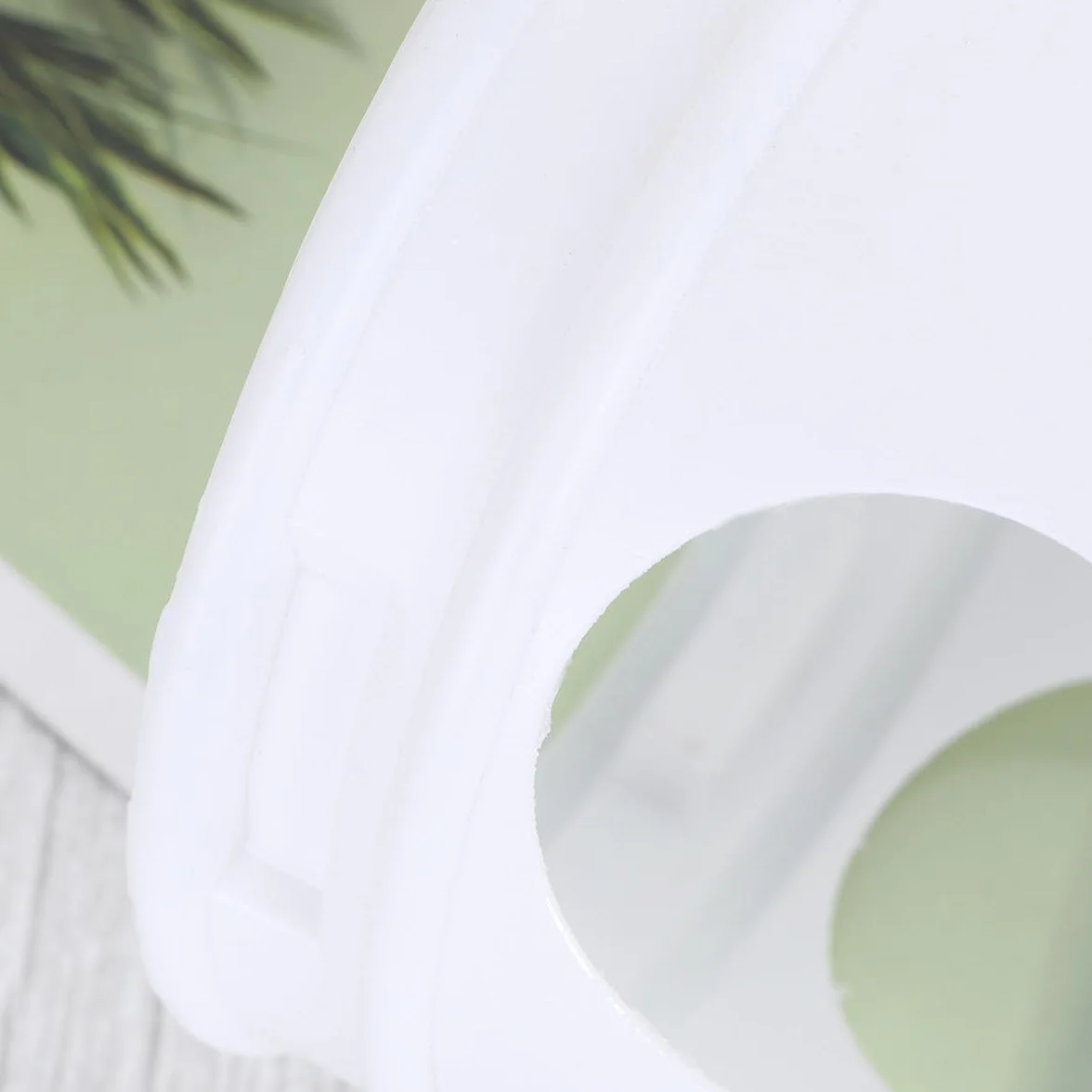 Abreuvoir pour Pigeons 1 L Plastique Blanc Mangeoire Oiseaux Faisans Distributeur d'Eau Intérieur Extérieur