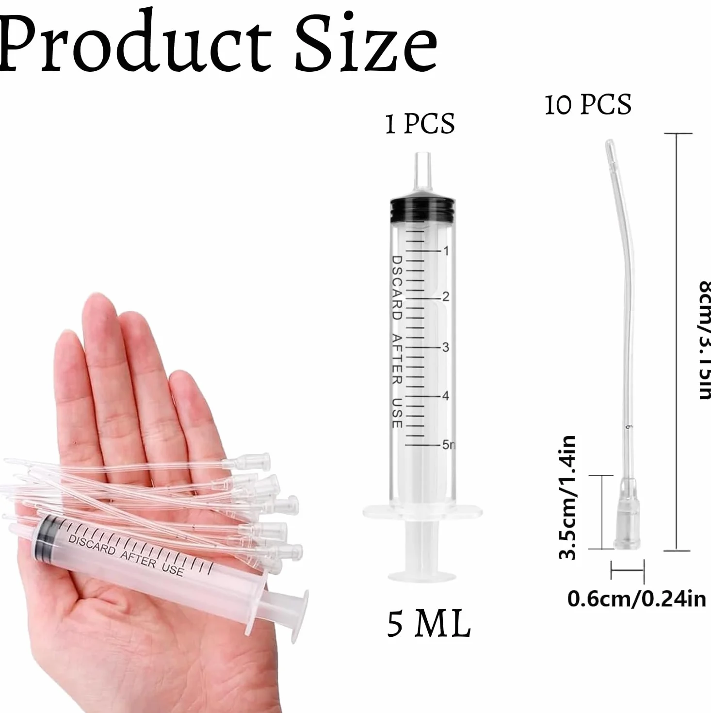 Bébé Oiseau Seringue Alimentation 5 ML Accessoires Pigeons Tortue Colombe Perruches