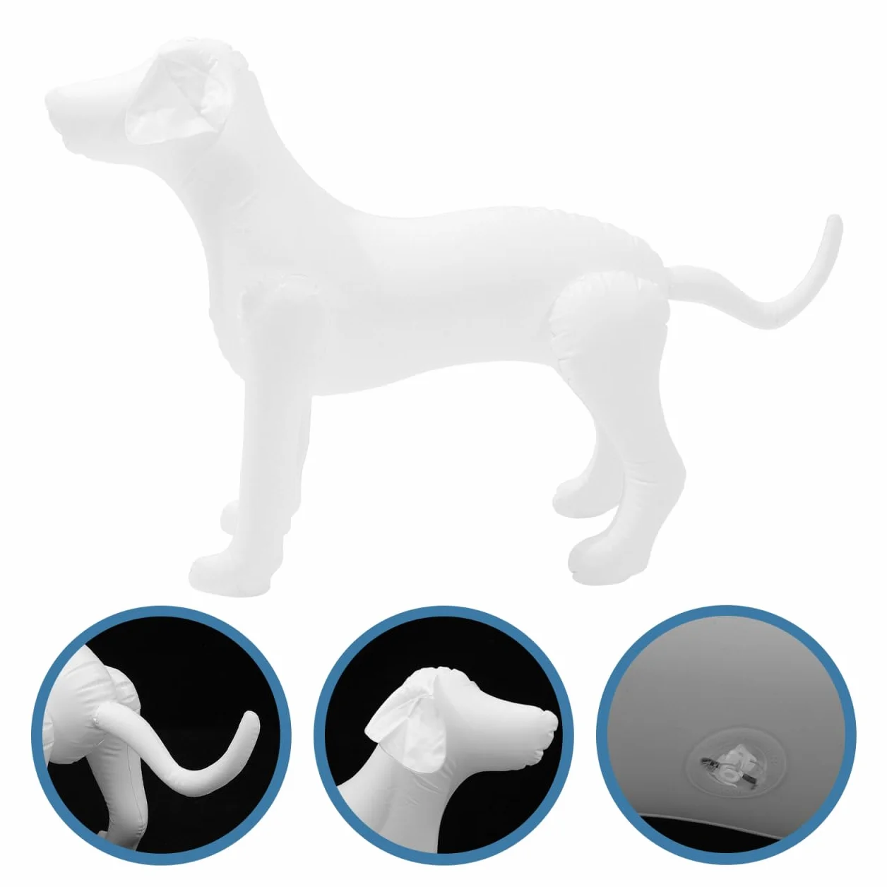Mannequin gonflable pour chien en PVC iplusmile