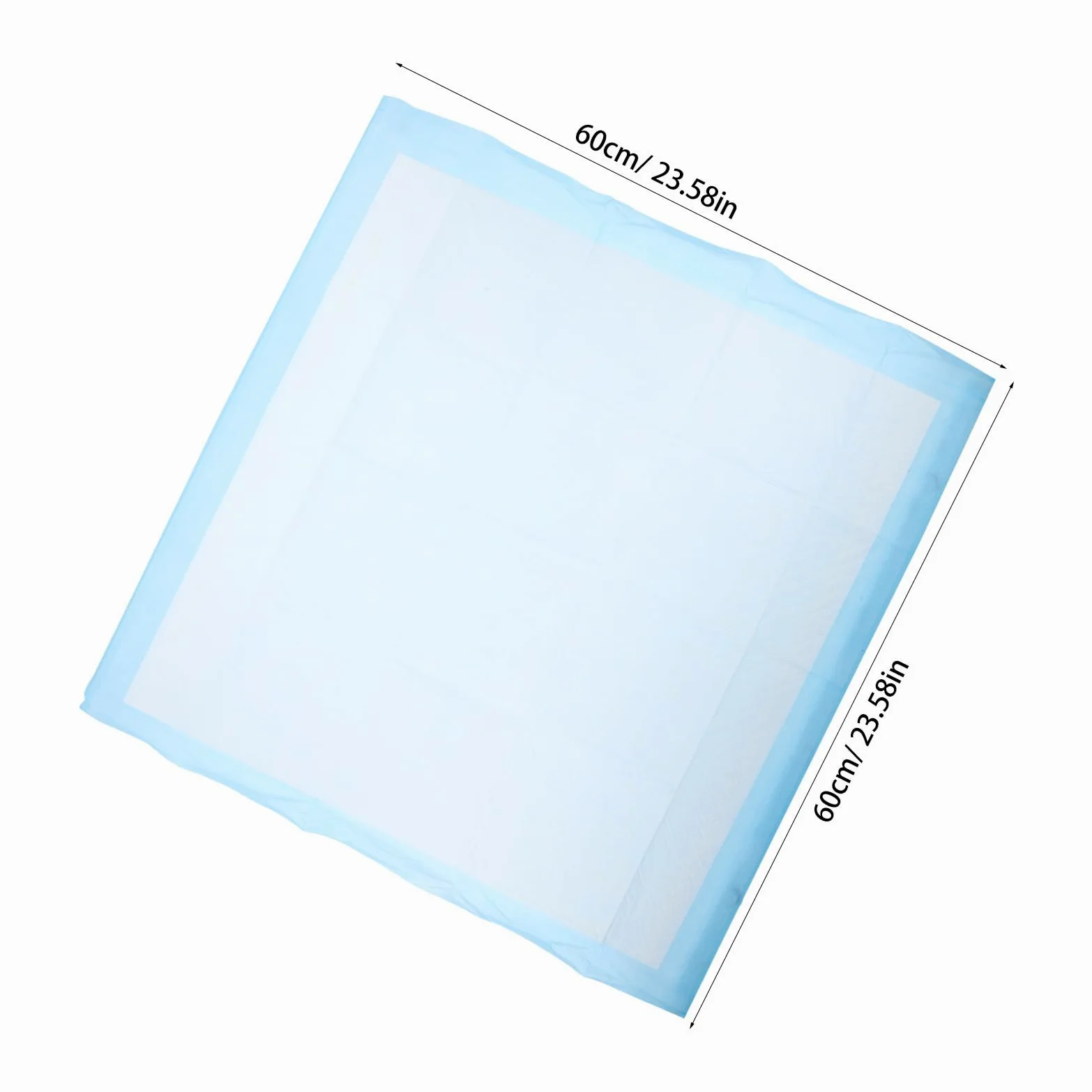 Alèse 60x60 Absorbante pour L Chiots Super D’Apprentissage Cm | Non-tissé, Usage Quotidien et Chambre D’hôtel, pour Chiens et Animaux D’intérieur, Lot Unitaire