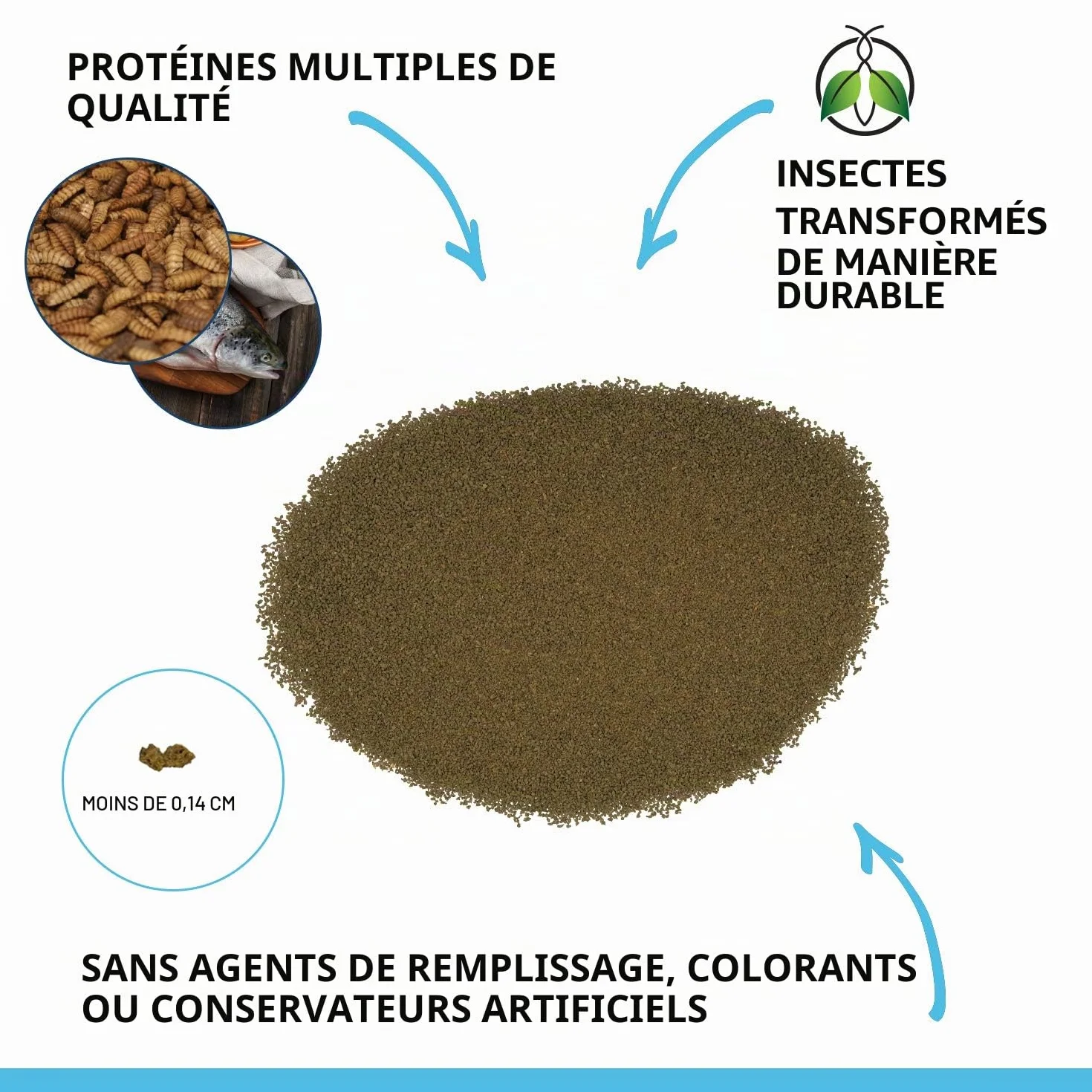 Fluval Bug Nourriture pour Poissons tropicaux Micro granules 0,7-1 mm 45 g