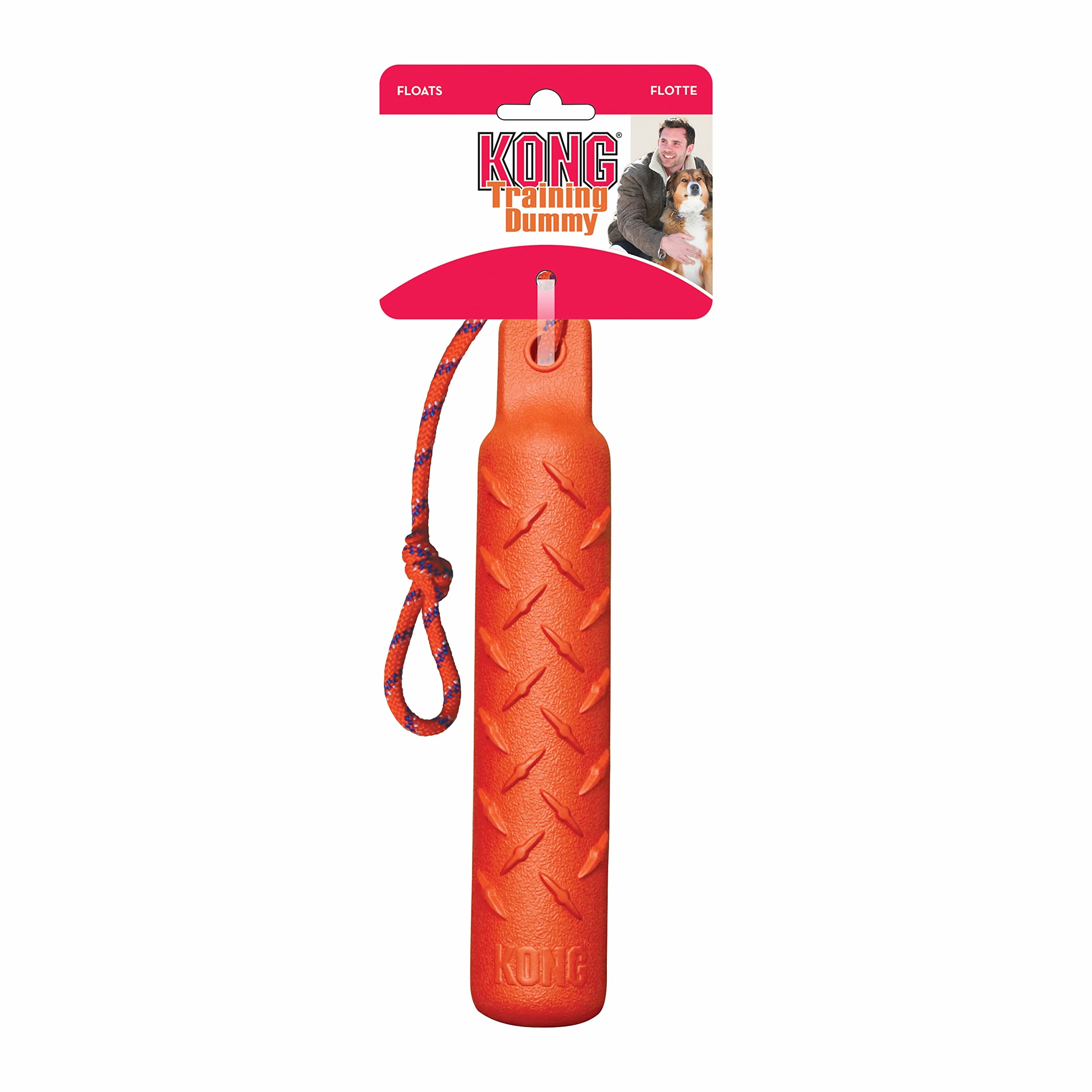 KONG Dog Training Dummy Boudin de Dressage Flottant à Rapporter pour Chien Grande Taille