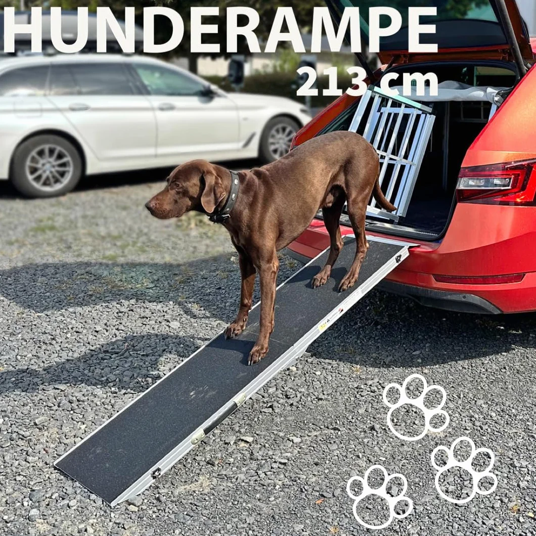 Petigi Rampe de Chien Escalier Animal Aluminium 4 Tailles Voiture Automobile Maison