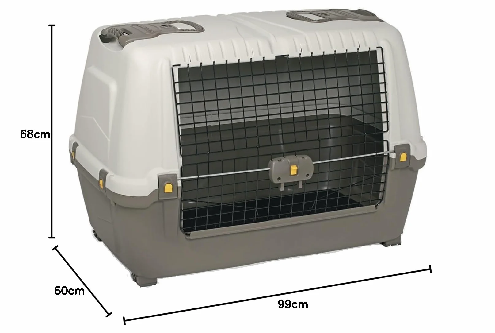 Skudo Car 100 Caisse de Transport Taupe Sable 100 x 68 x 60 cm