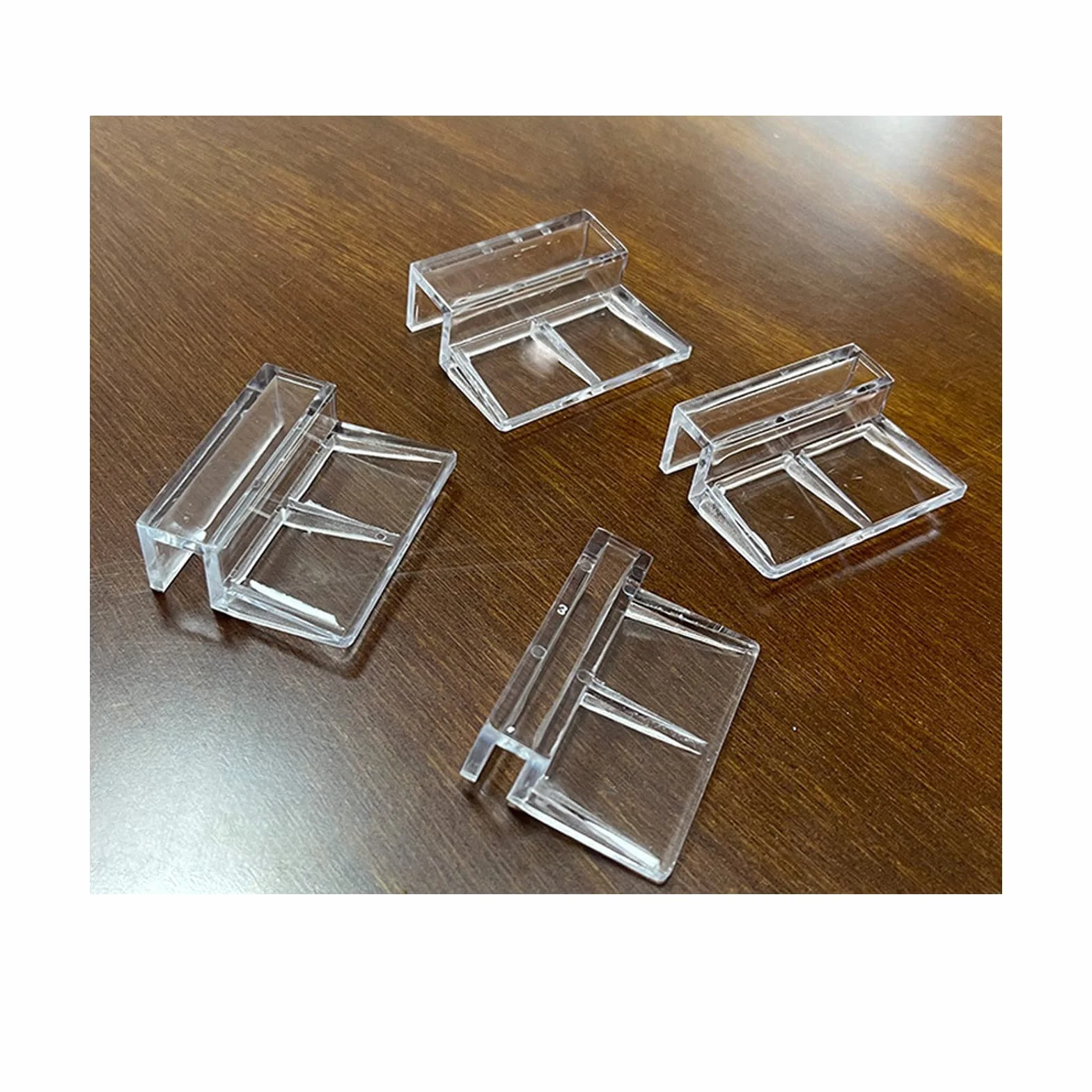 Clips en acrylique pour couvercle d'aquarium 5 mm Lot de 12