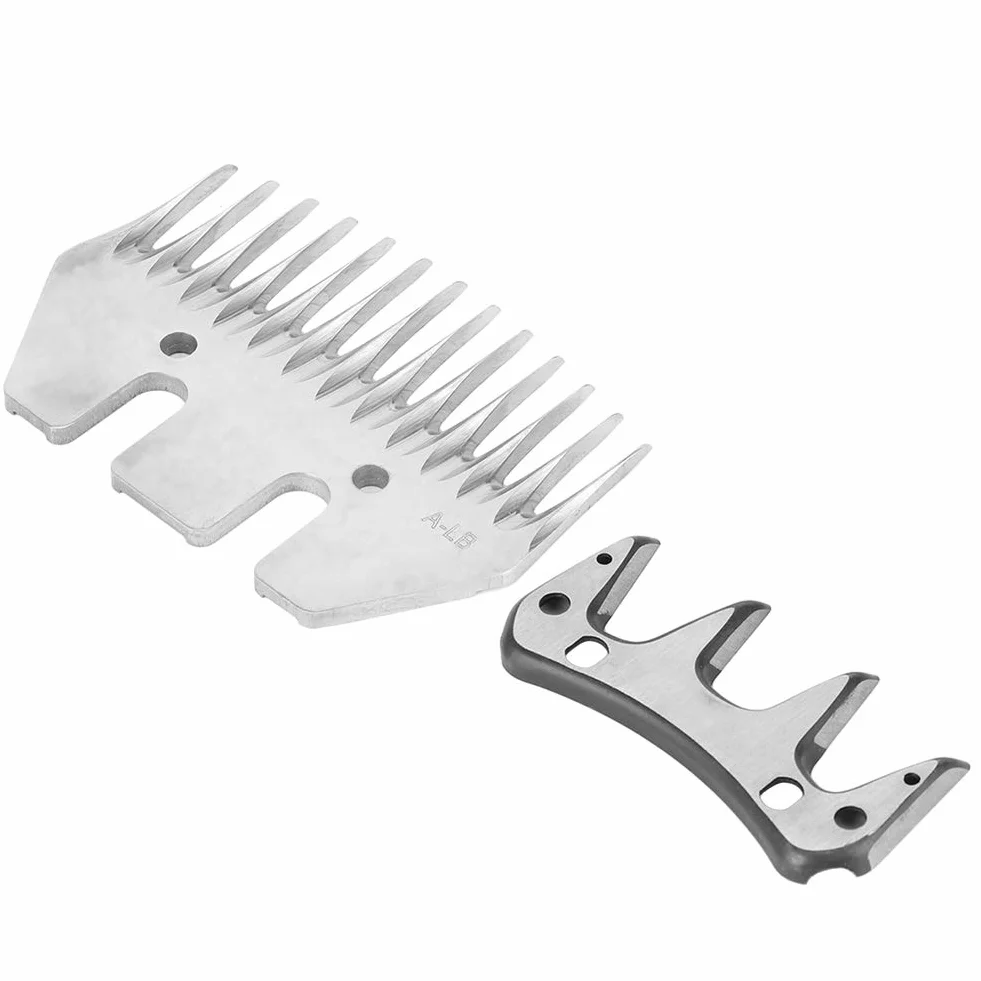 Lame de Tondeuse à Mouton en Acier Inoxydable, Cisaillement pour Chèvre 13 Dents