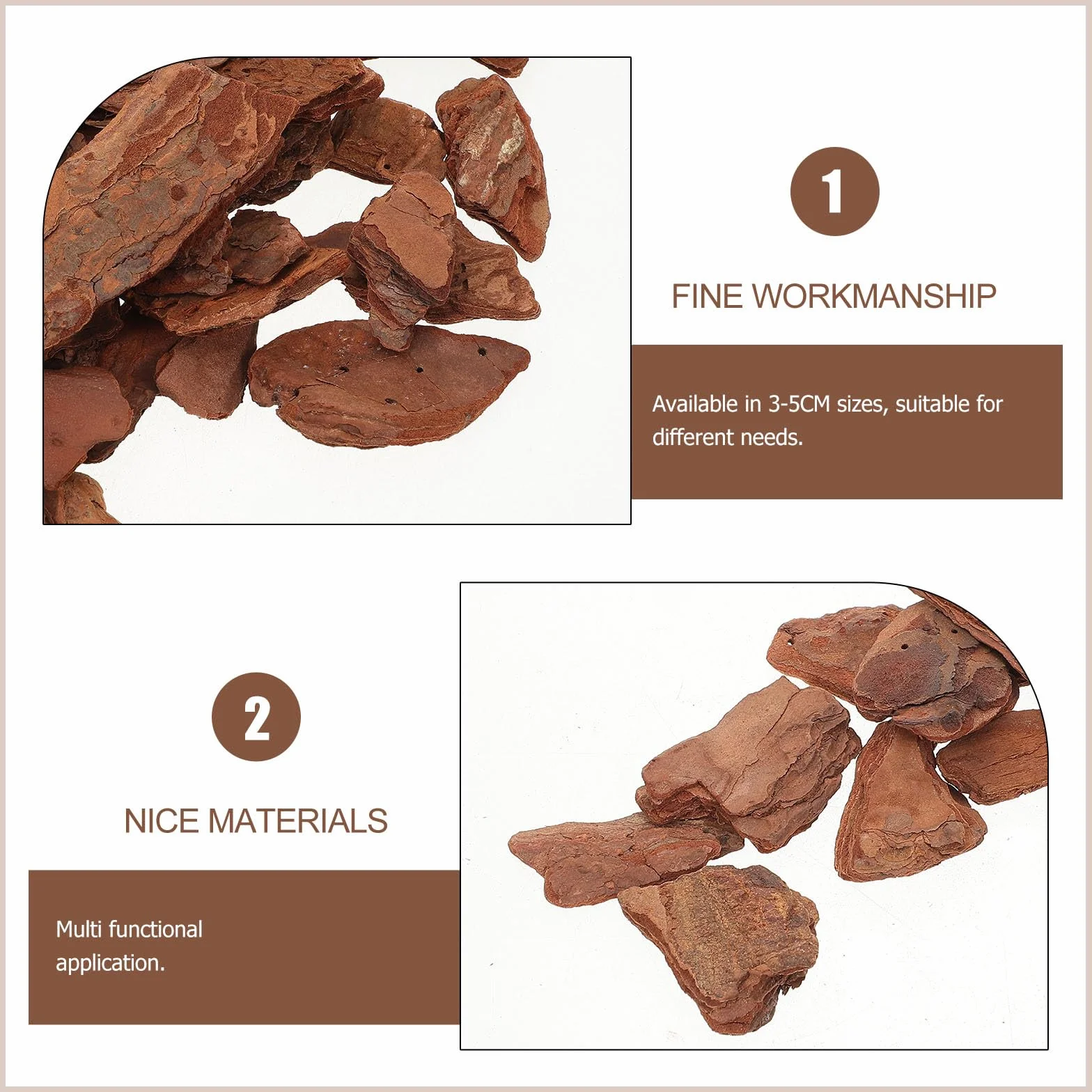 Copeaux d'Écorce de Reptile pour Vivarium Tortue Lézard Litière Naturelle