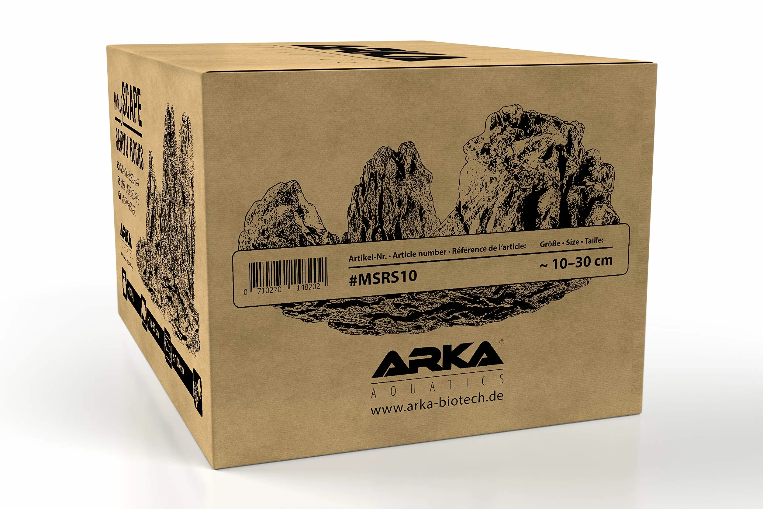 ARKA mySCAPE-Rocks Seiryu Pierres Naturelles d'aquascaping pour Aquariums d'eau Douce et Terrariums