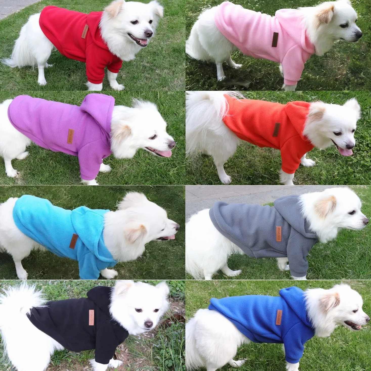 Sweat à Capuche pour Chien Chaud Doux Confortable Noir X-Small