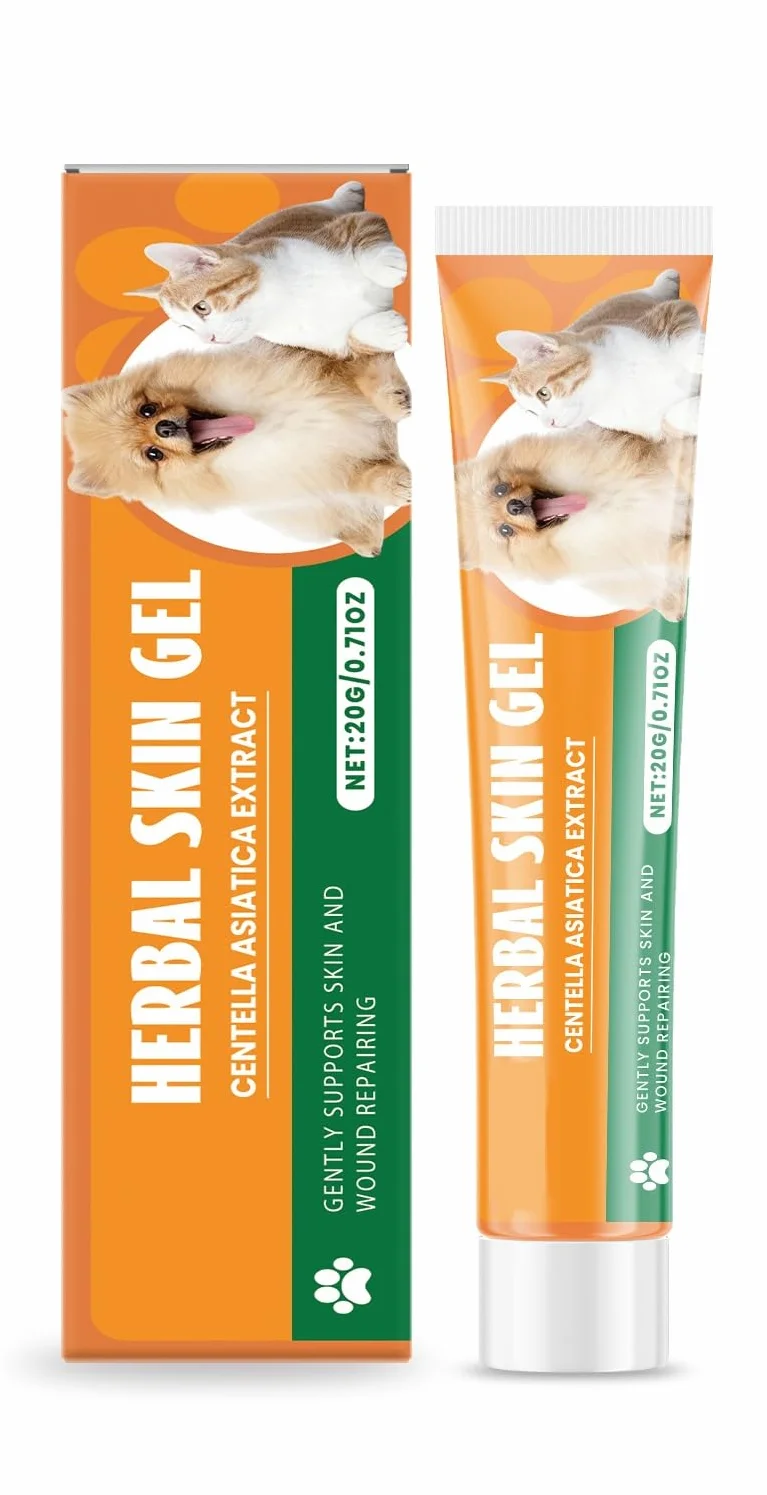 Gel Soin des Plaies pour Animaux, Chiens et Chats, Imperméable 20g