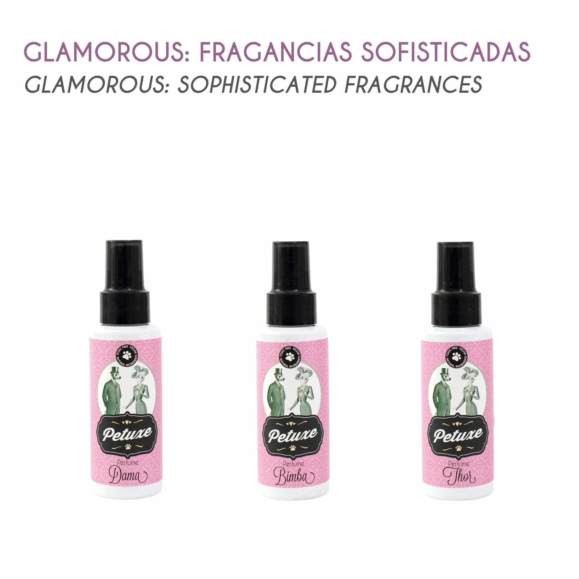 Petuxe Parfum Vegan pour chiens spray de Cologne animaux de compagnie correcteur d'odeurs longue durée