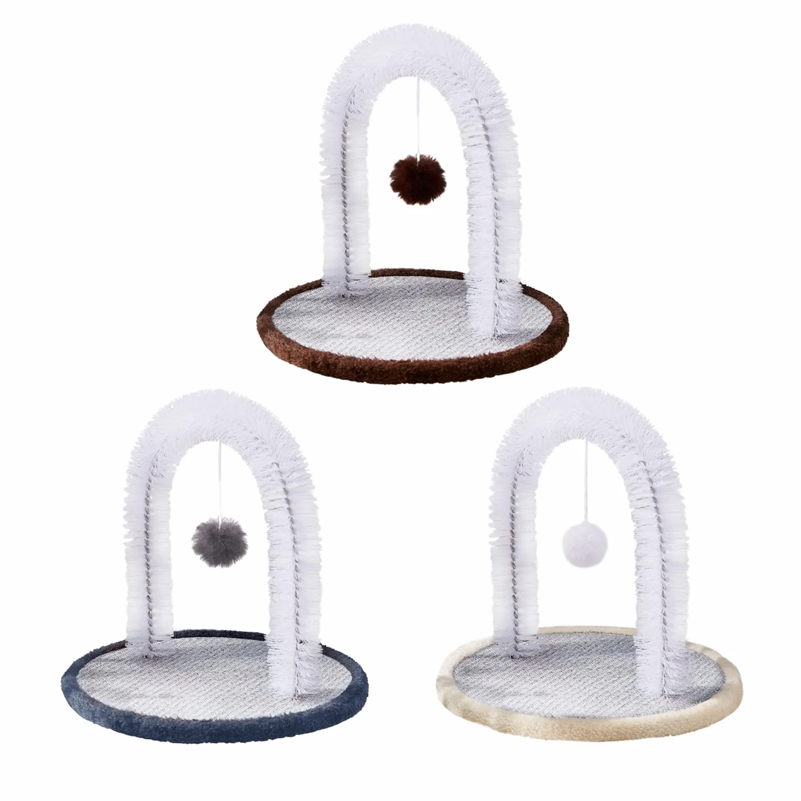 Brosse à poils de visage pour chat, gratte-dos, masseur durable pour chatons