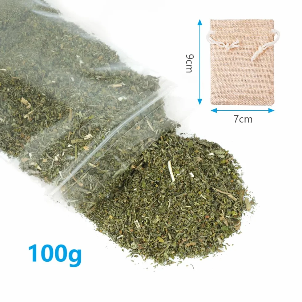 Herbe à Chat Naturelle 100g pour Chaton Stimulante Digestive