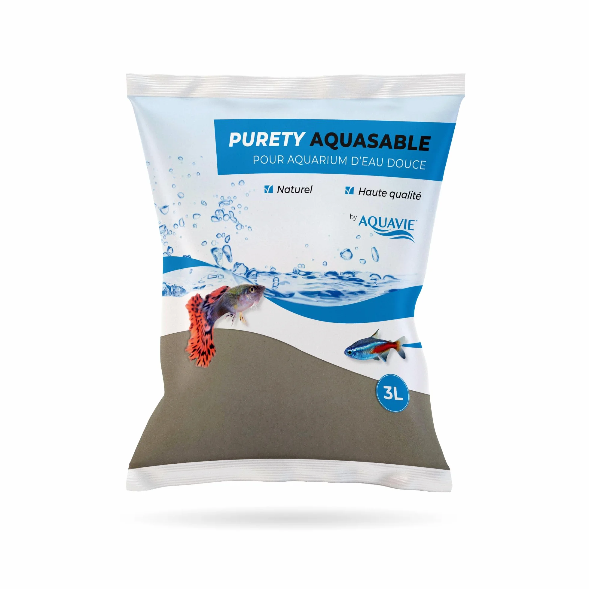 Aquavie Aquasable Nature Sable pour Aquarium Beige S0-3L