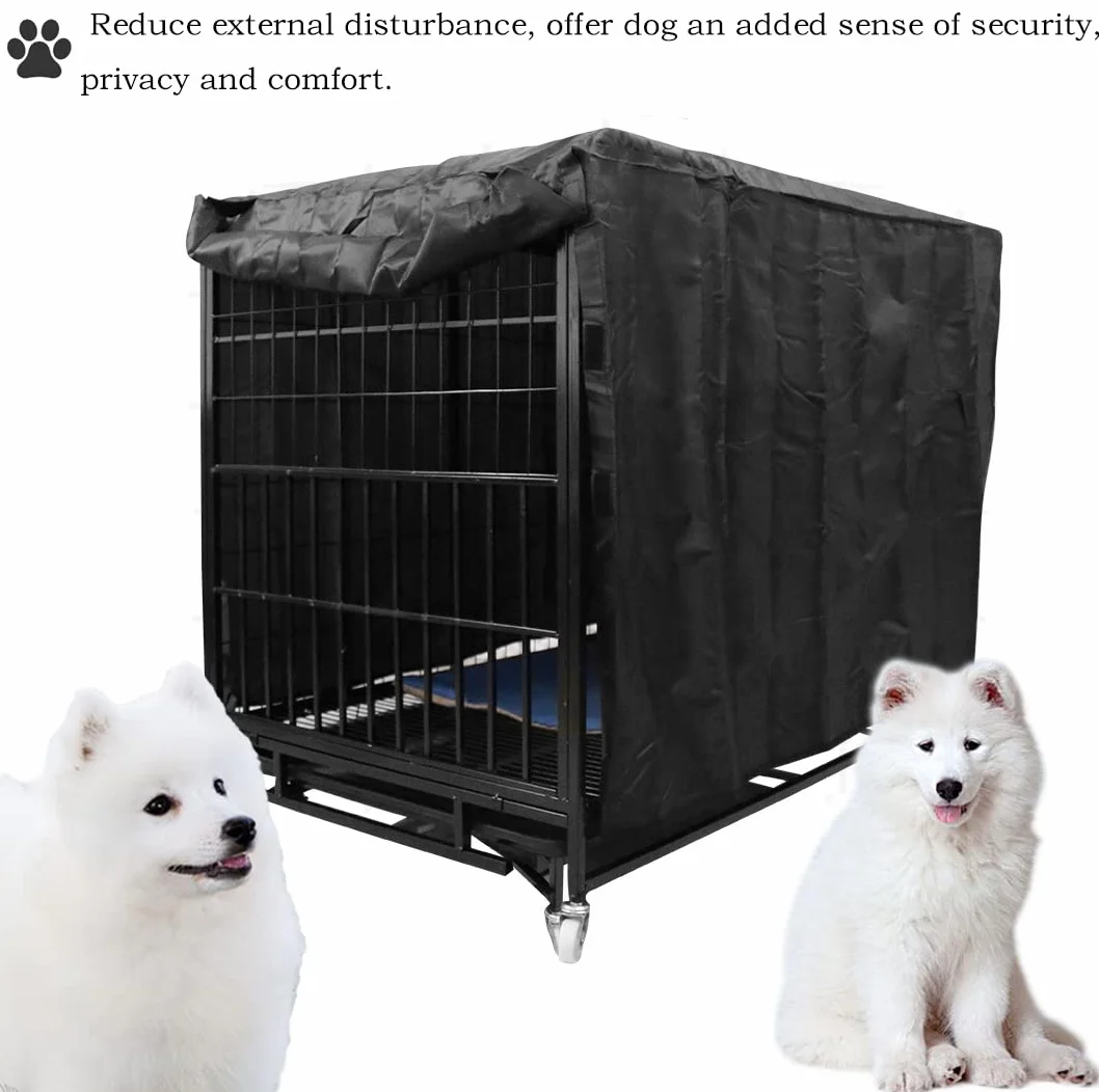 Housse de cage pour chien 55,9 cm Imperméable Respirante Protection solaire Été/hiver