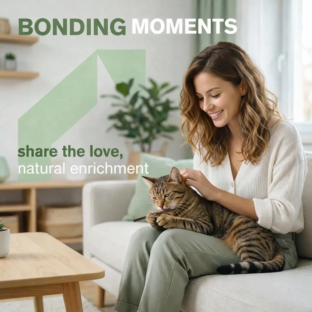Bâtonnets Dentaires Pour Chats, Jouet À Mâcher En Bois, Hygiène Dentaire, Taille 0.6cm, Marron