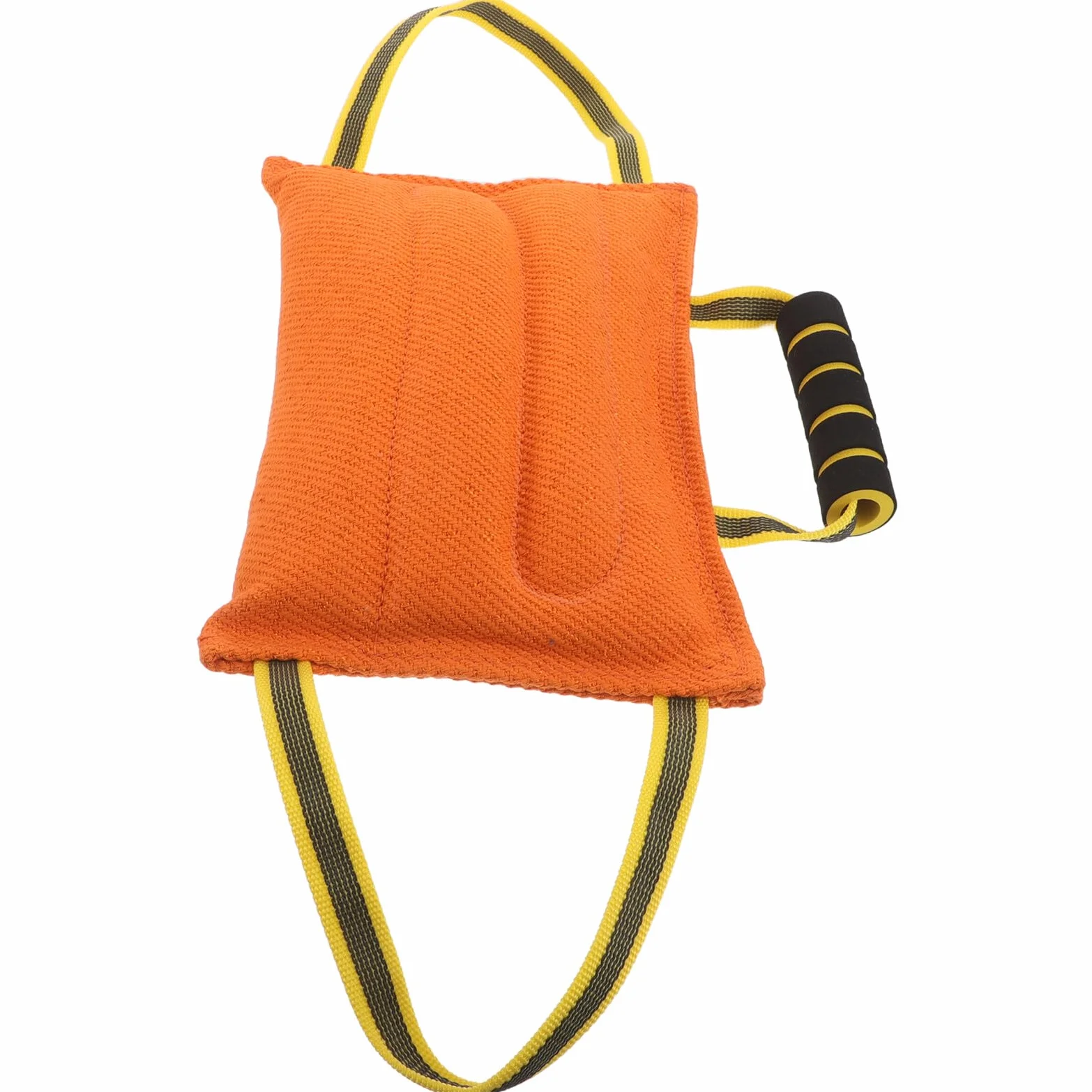 Manchon Résistant aux Morsures pour Dressage de Chiens Mordants Coussin à Mâcher Professionnel en Tissu Doux Orange