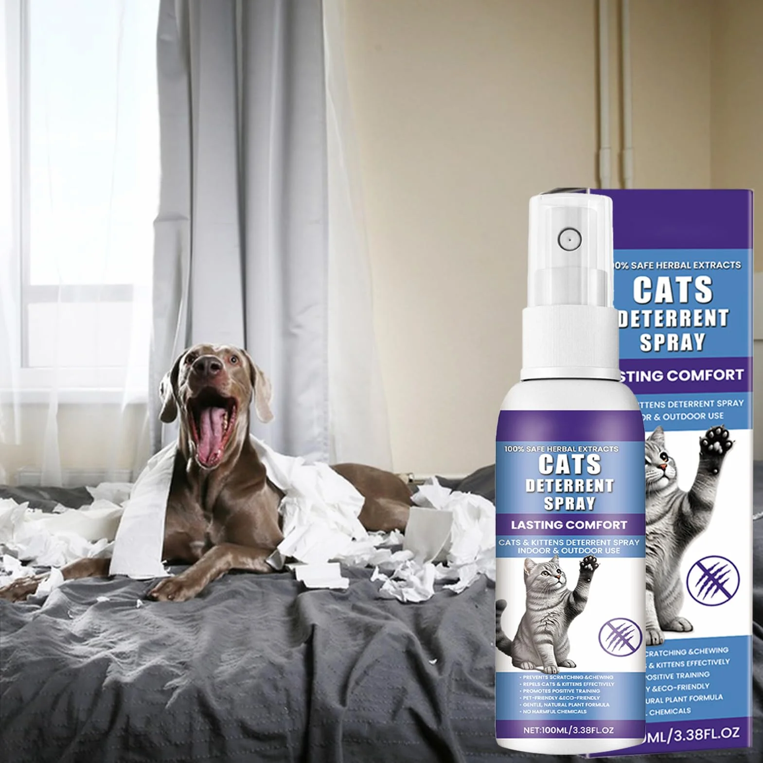 Anti Griffe Chat Canapé 100ml