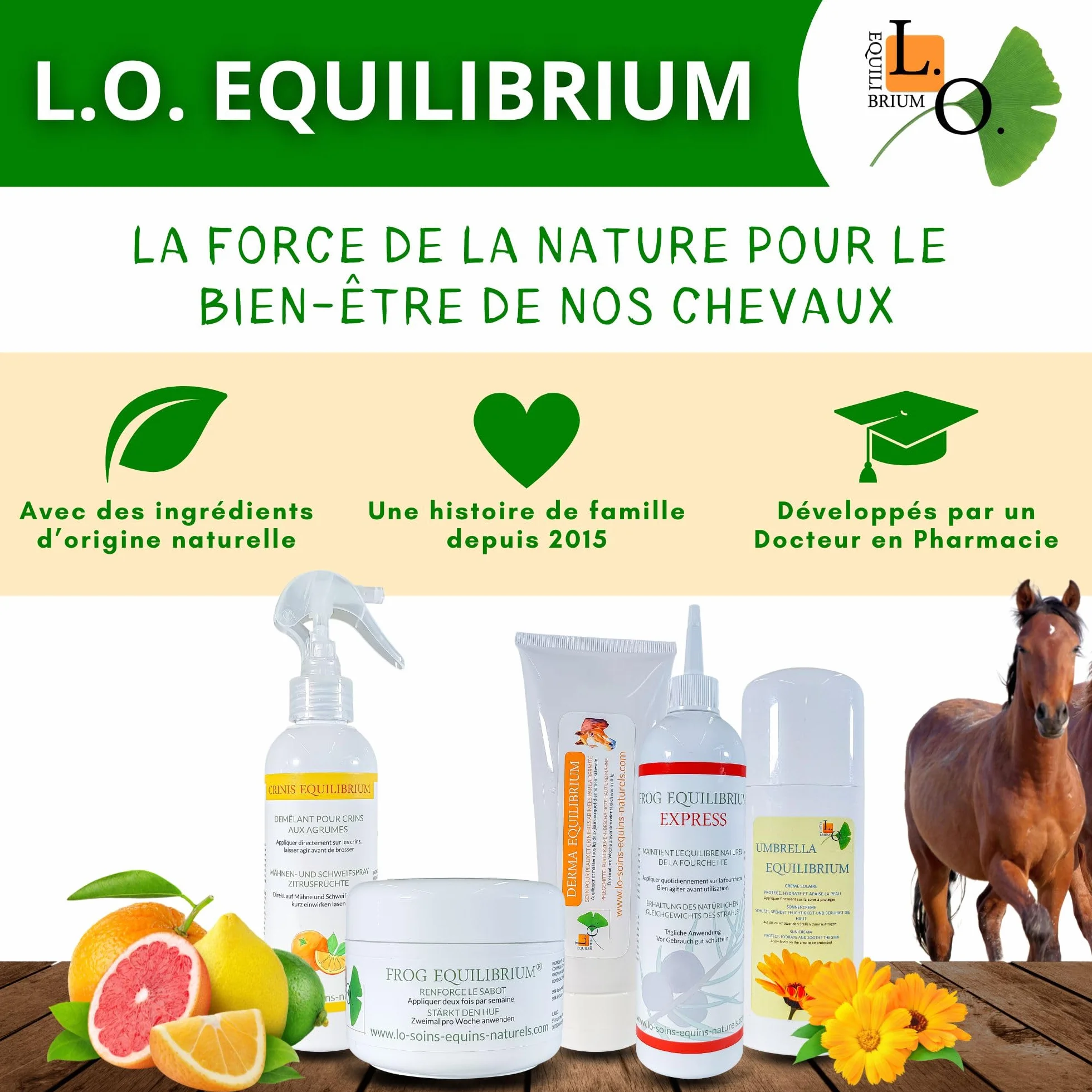 Hydra Equilibrium - Soin, graisse, onguent naturel hydratant pour cheval (sabot sec et cassant) (Hydra Equilibrium 500mL)