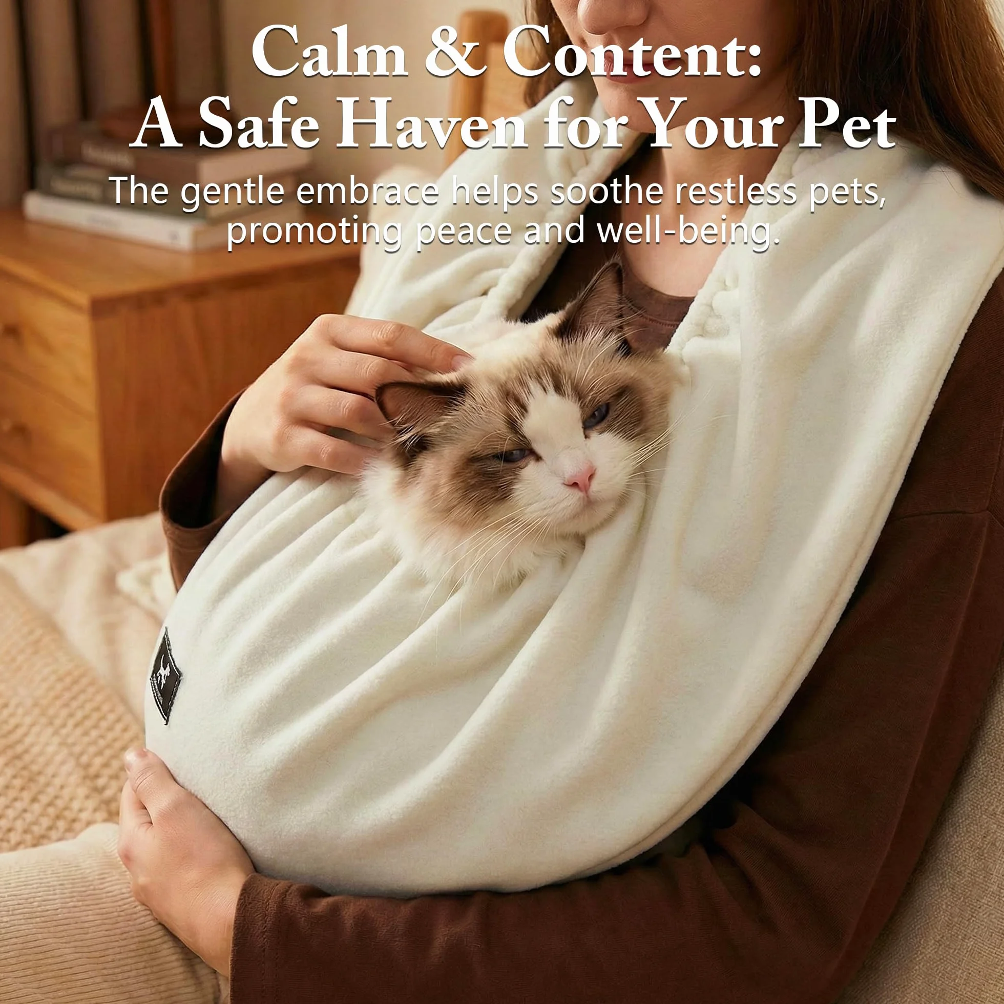Sac de transport pour chat en bandoulière porte-bébé animaux de compagnie mains libres petit chien chaton doux respirant