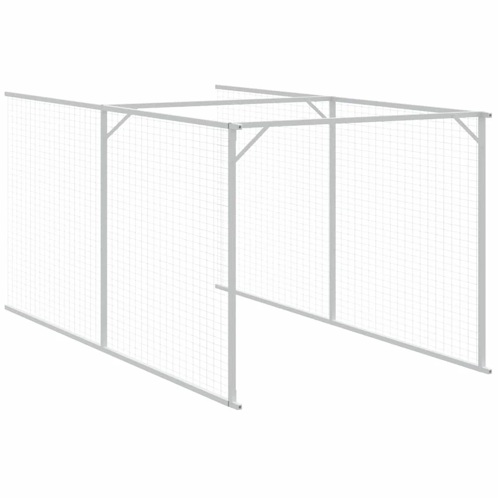 Niche pour chien anthracite 110x405x110 cm