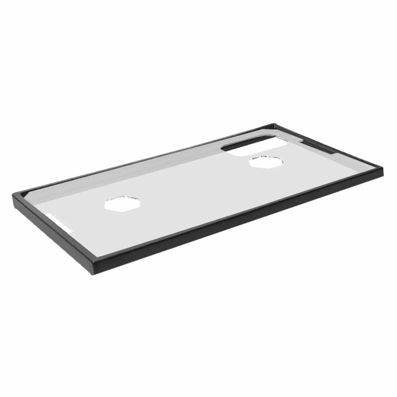 Harilla Couvercle d'aquarium Transparent avec Trous d'alimentation et Cadre, 40 x 22.5 cm