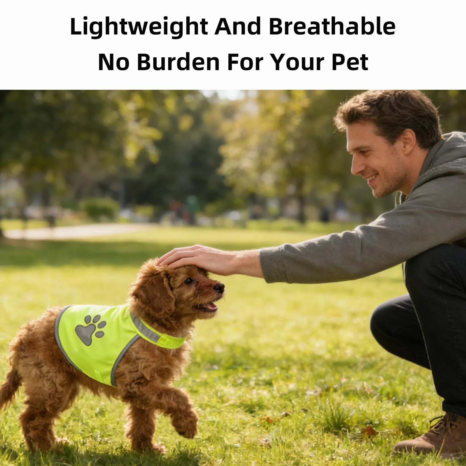 2 Pièces Gilet de Sécurité Réfléchissant pour Chien, Gilet Jaune Ajustable Chien, Haute Visibilité Veste Réfléchissant Vest de Sécurité Veste d'animal de Compagnie pour Jour et de Nuit (S)